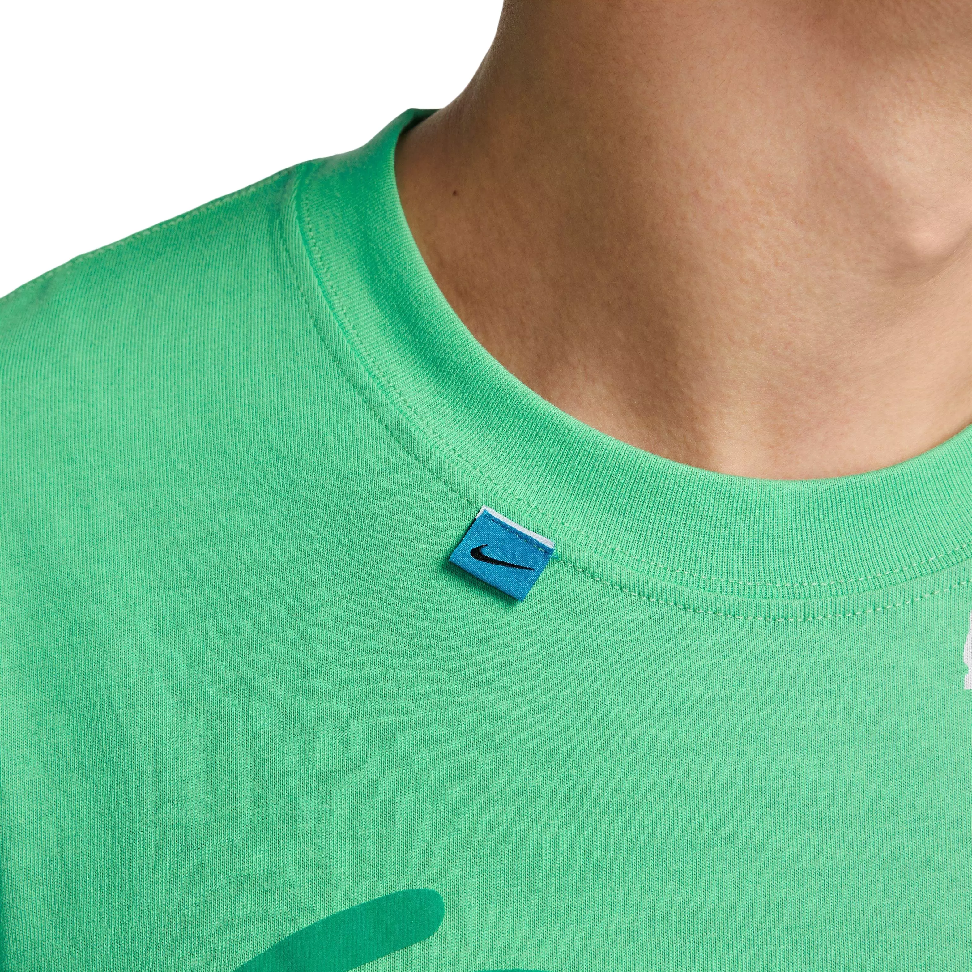 Nike Men Sportswear Max90 Gel Vibe Tee-Green - GREEN