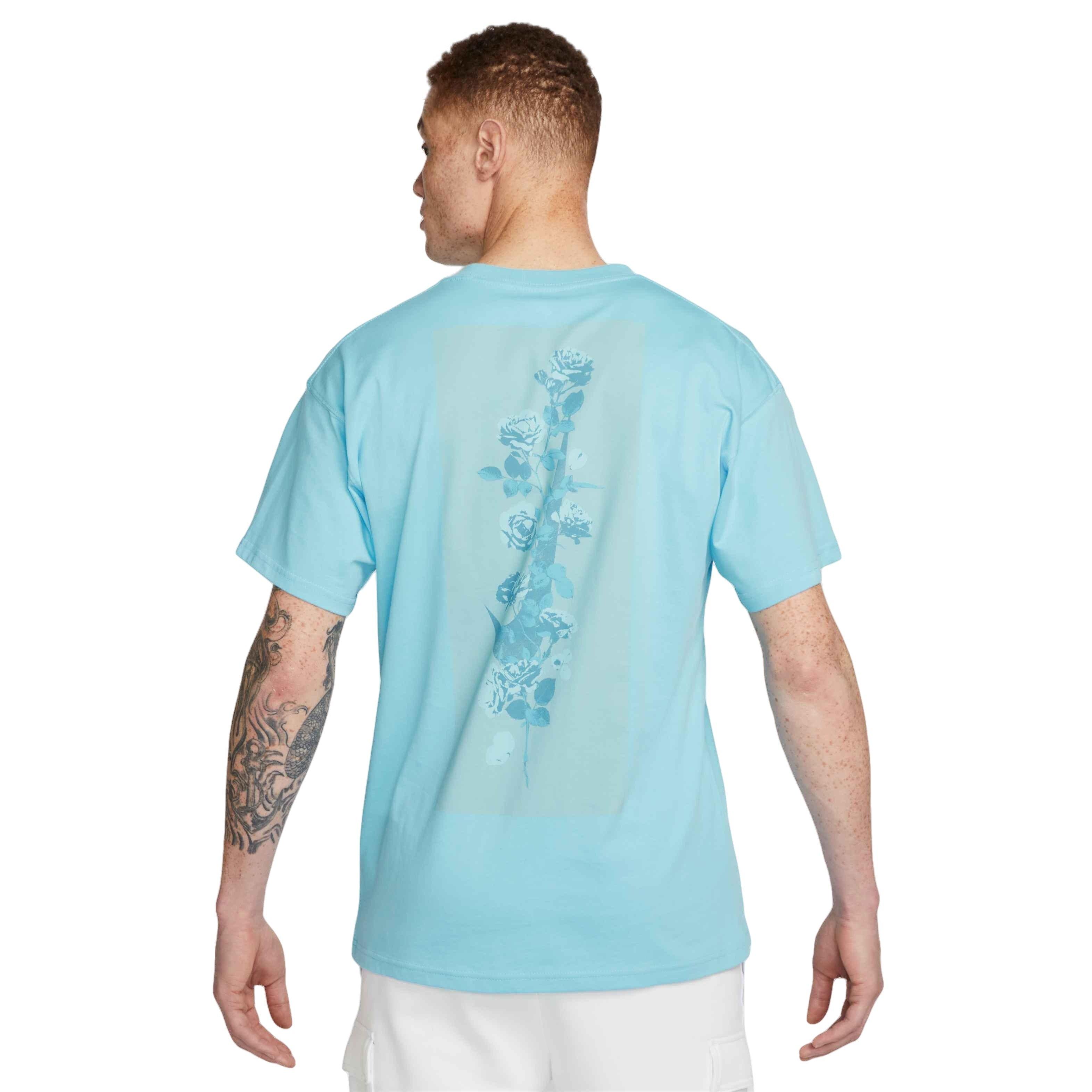 Nike Men's Sportswear Gel Rose City Max90 Tee - BLUE Thumbnail View 2