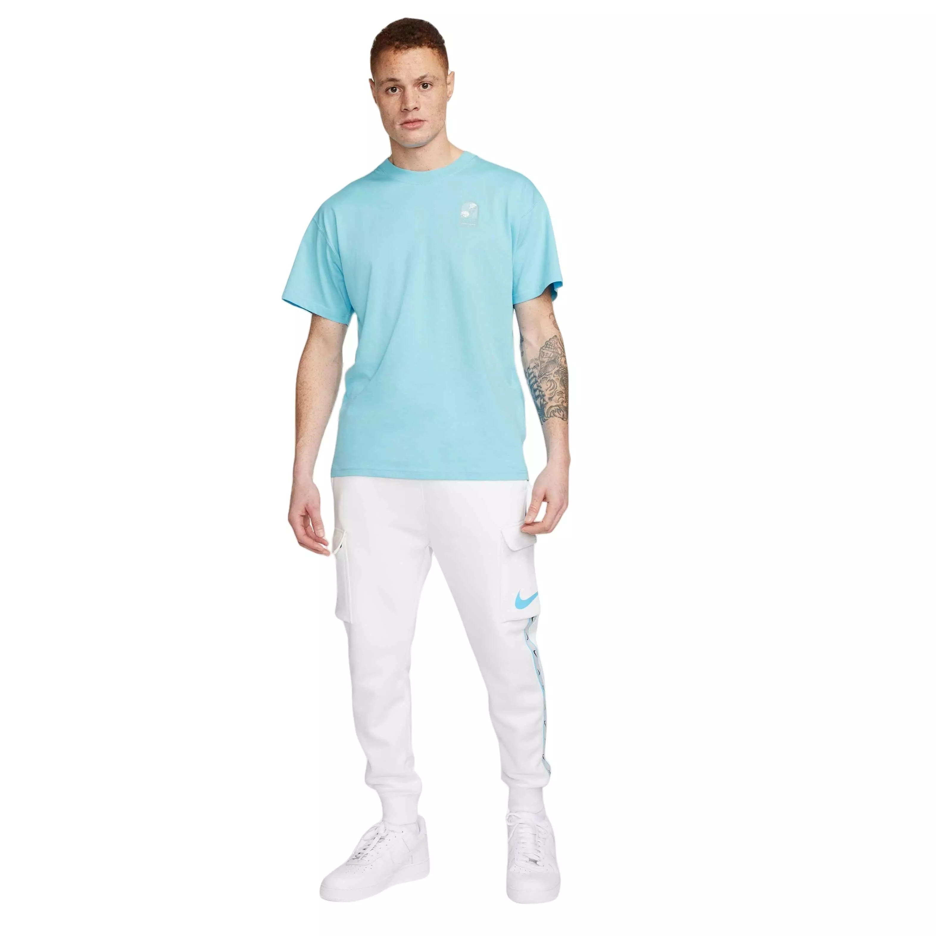 Nike Men's Sportswear Gel Rose City Max90 Tee - BLUE