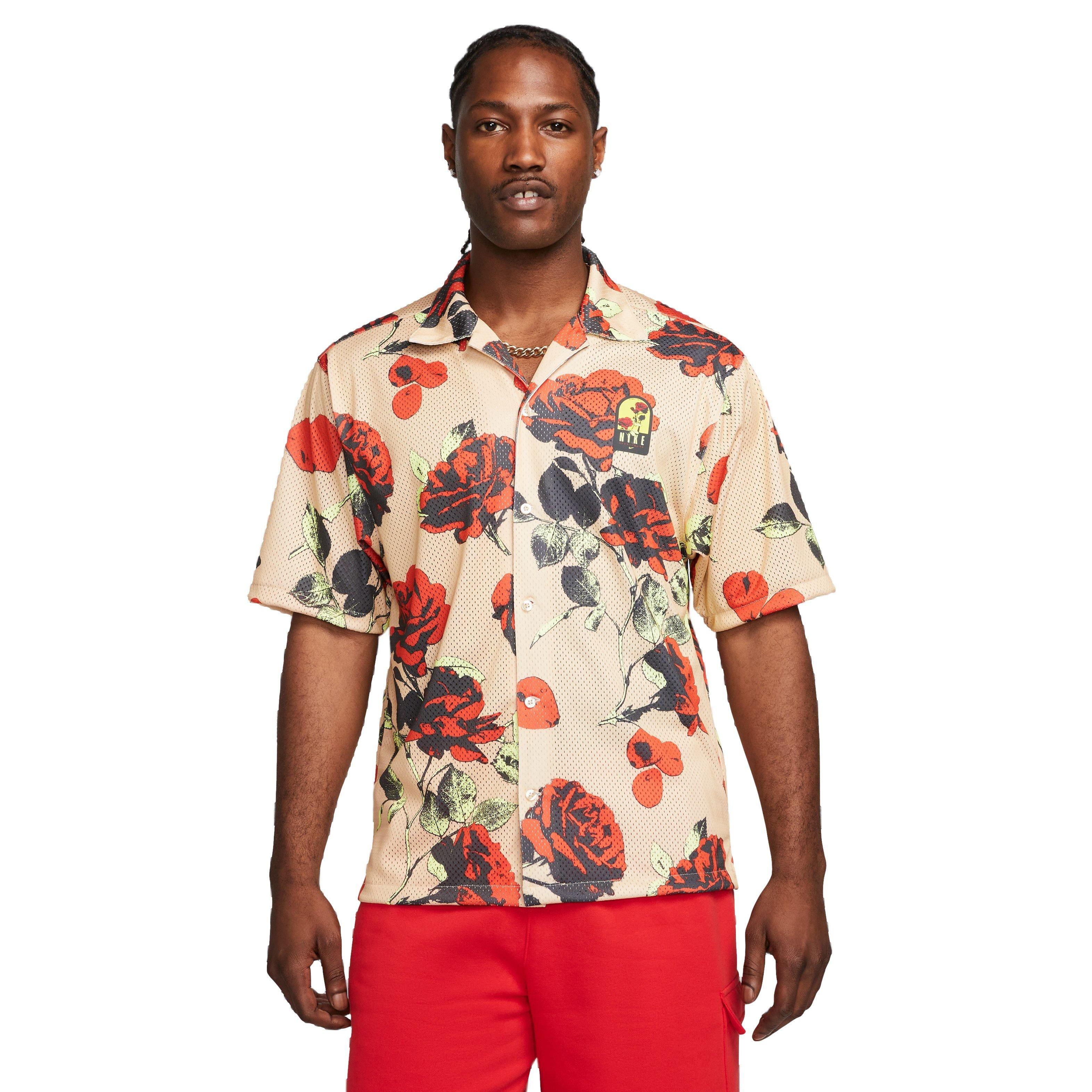 Nike Men's Gel Rose City Button-Up Shirt-Tan - TAN Thumbnail View 1