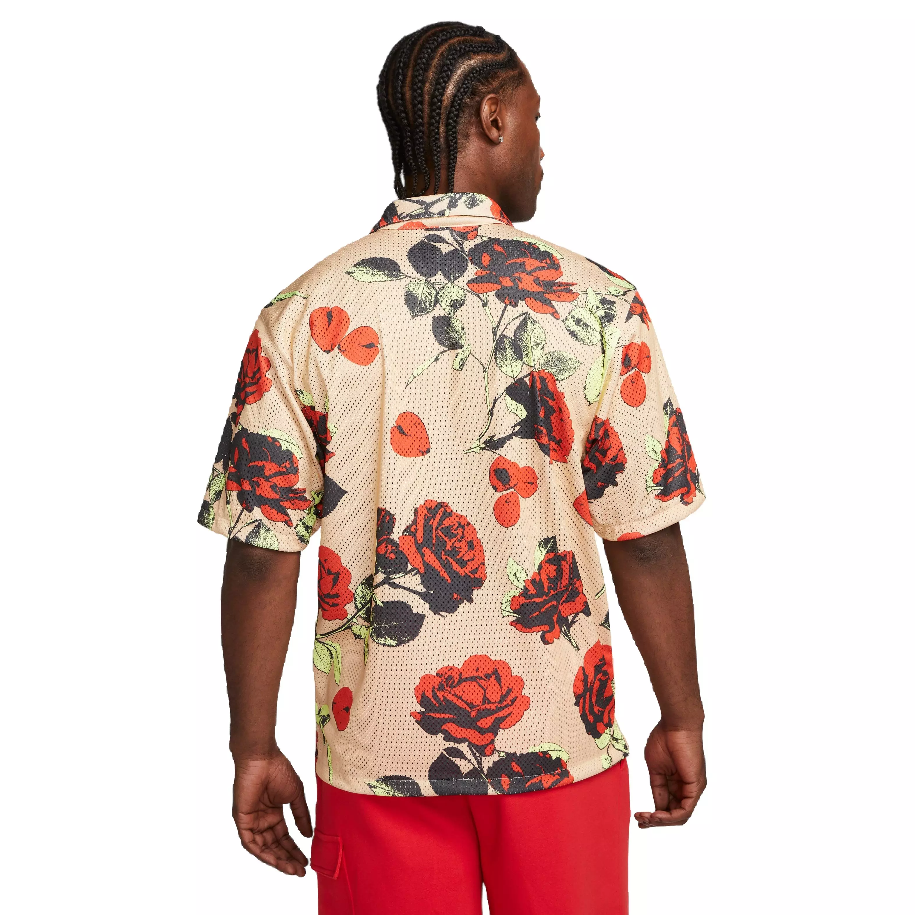 Nike Men's Gel Rose City Button-Up Shirt-Tan - TAN