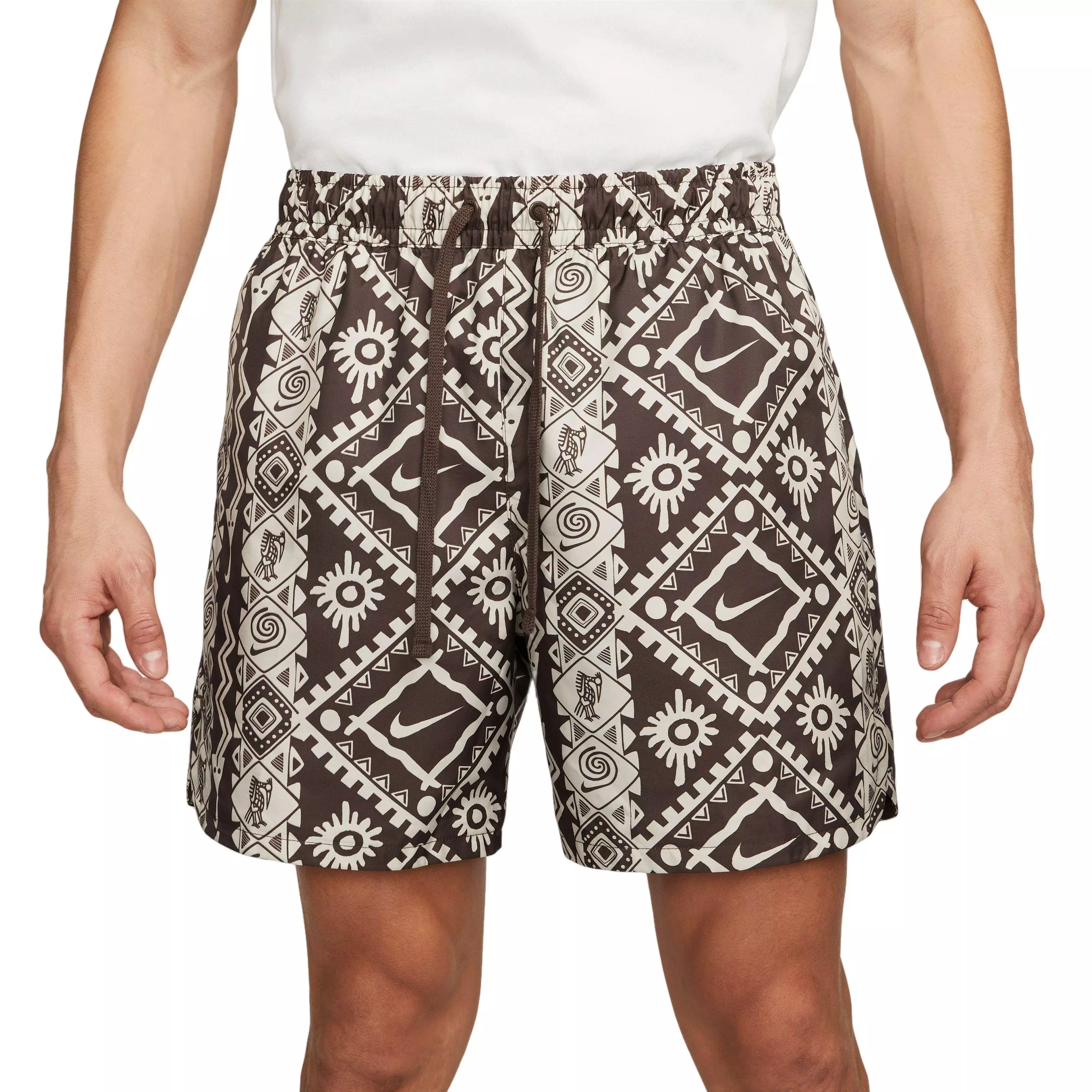 Nike Men's Sportswear Gel Vibe Woven Flow Shorts - BROWN