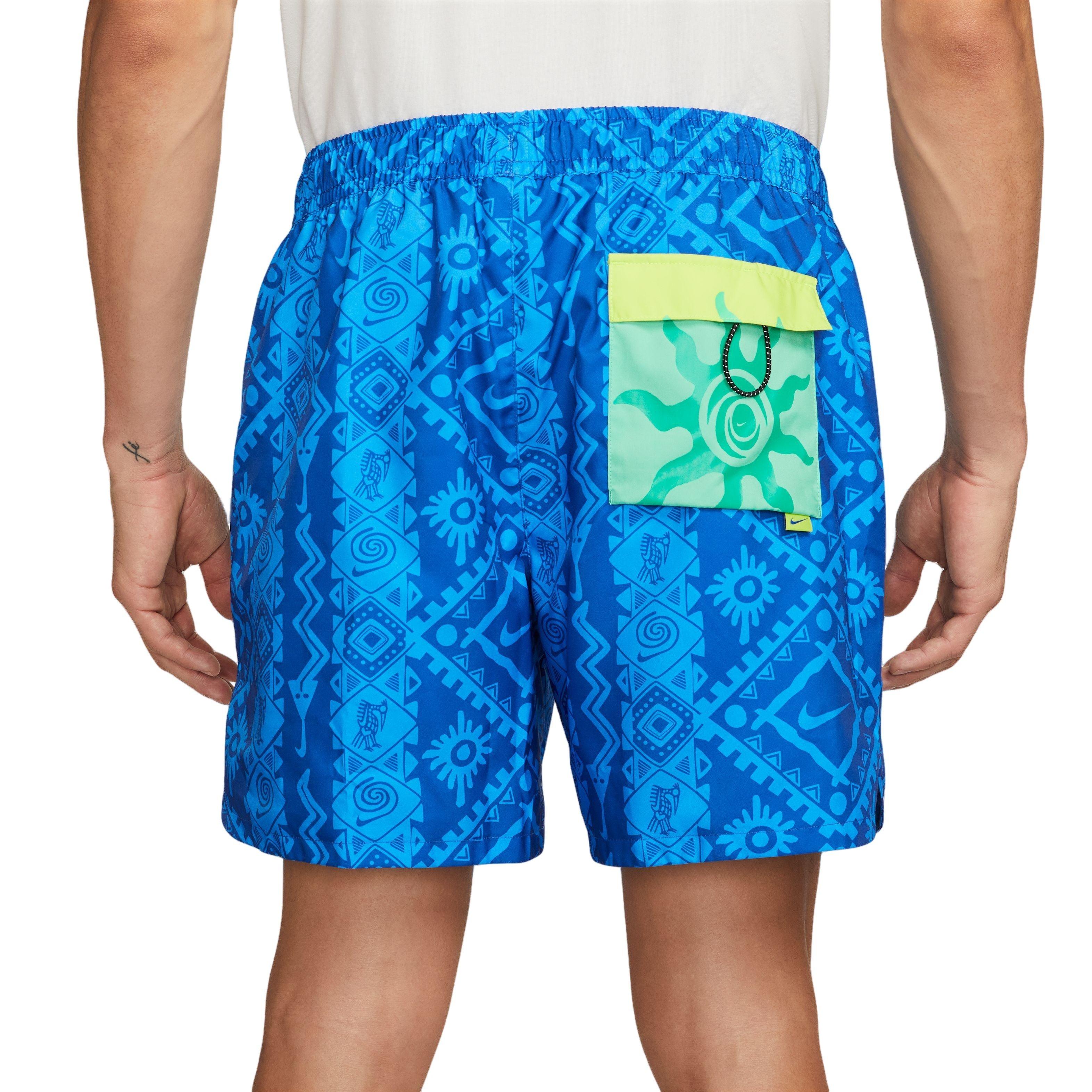 Nike Men's Sportswear Gel Vibe Woven Flow Shorts-Royal - BLUE Thumbnail View 2