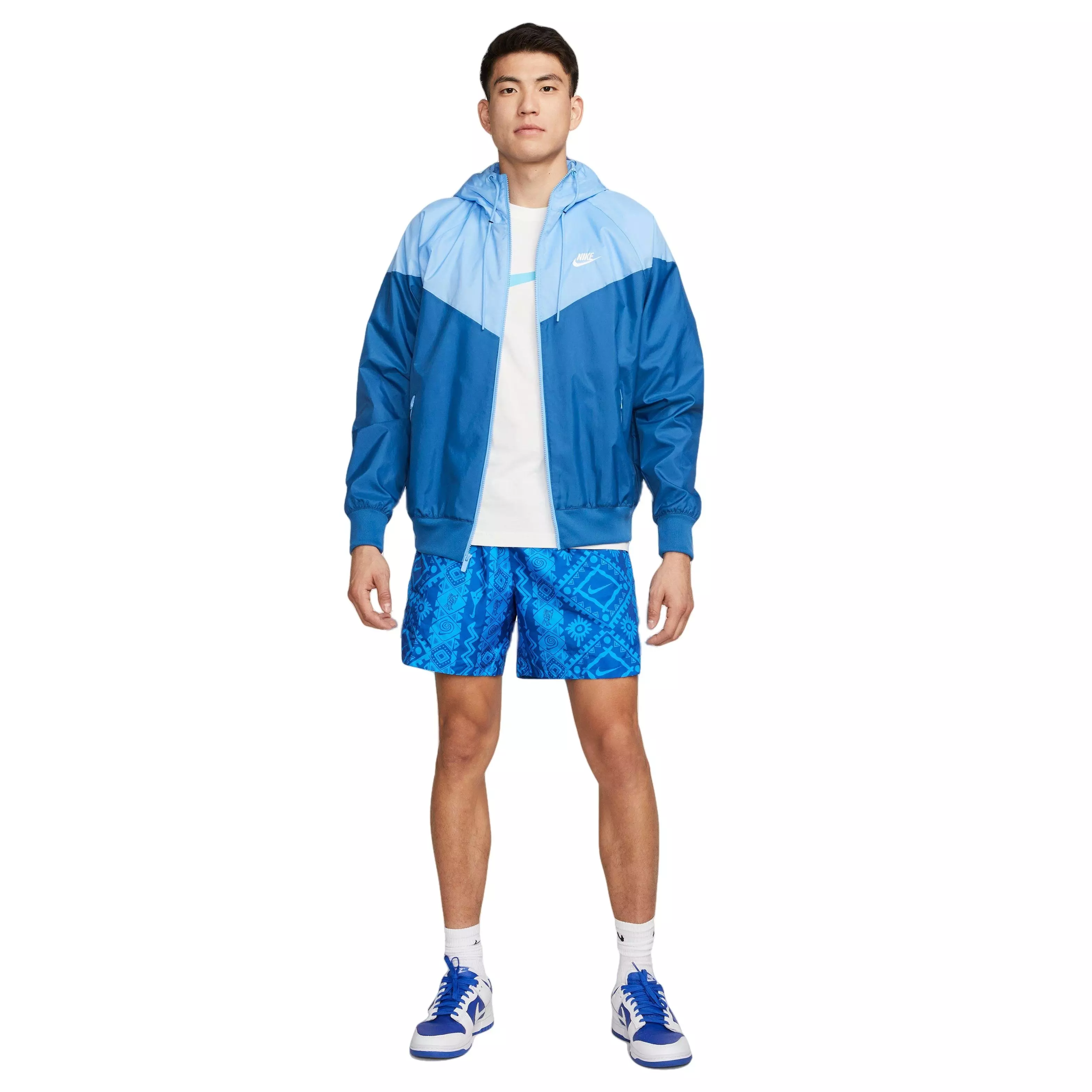 Nike Men's Sportswear Gel Vibe Woven Flow Shorts-Royal - BLUE