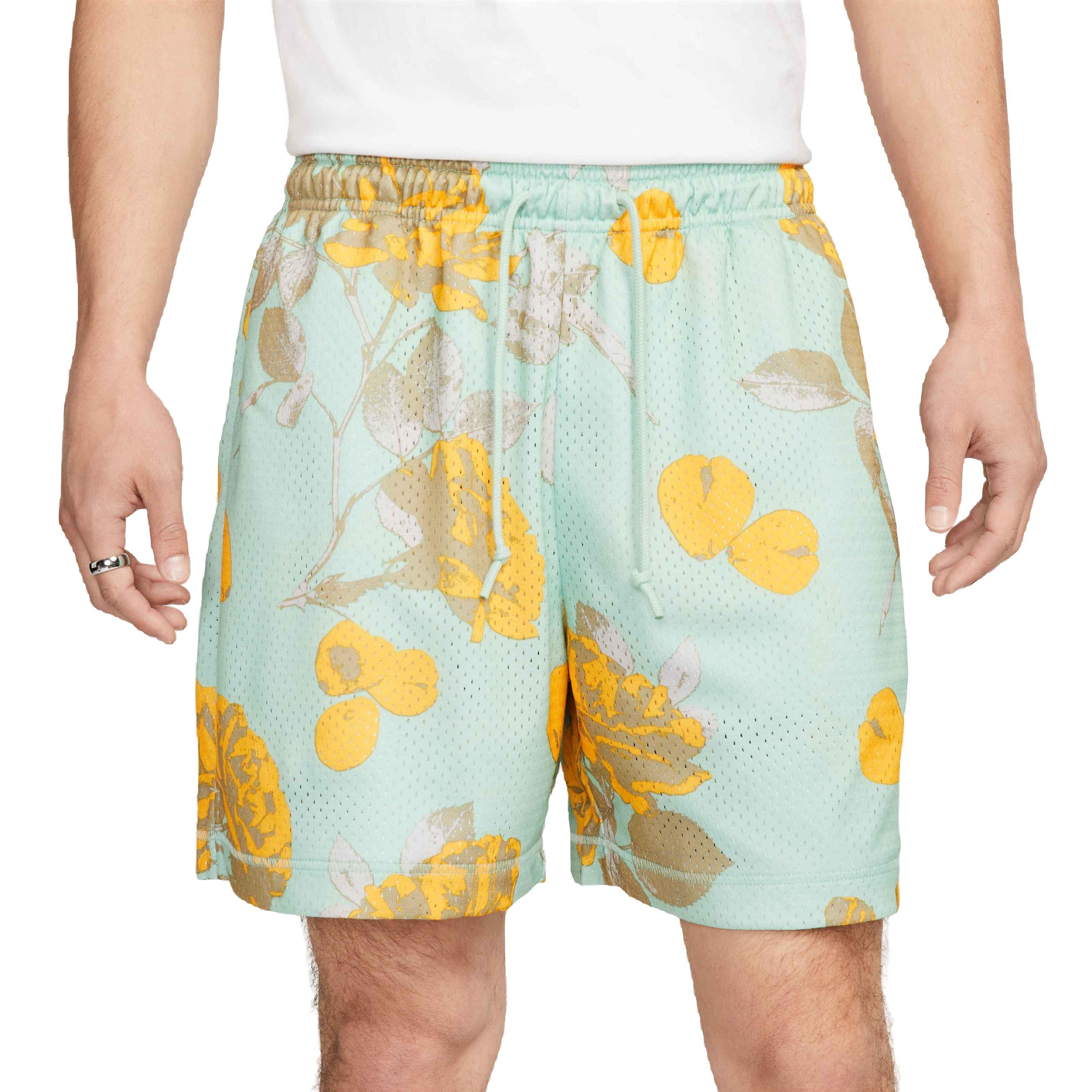 Nike Men's Sportswear Authentics City of Roses Mesh Shorts-Green - GREEN Thumbnail View 1