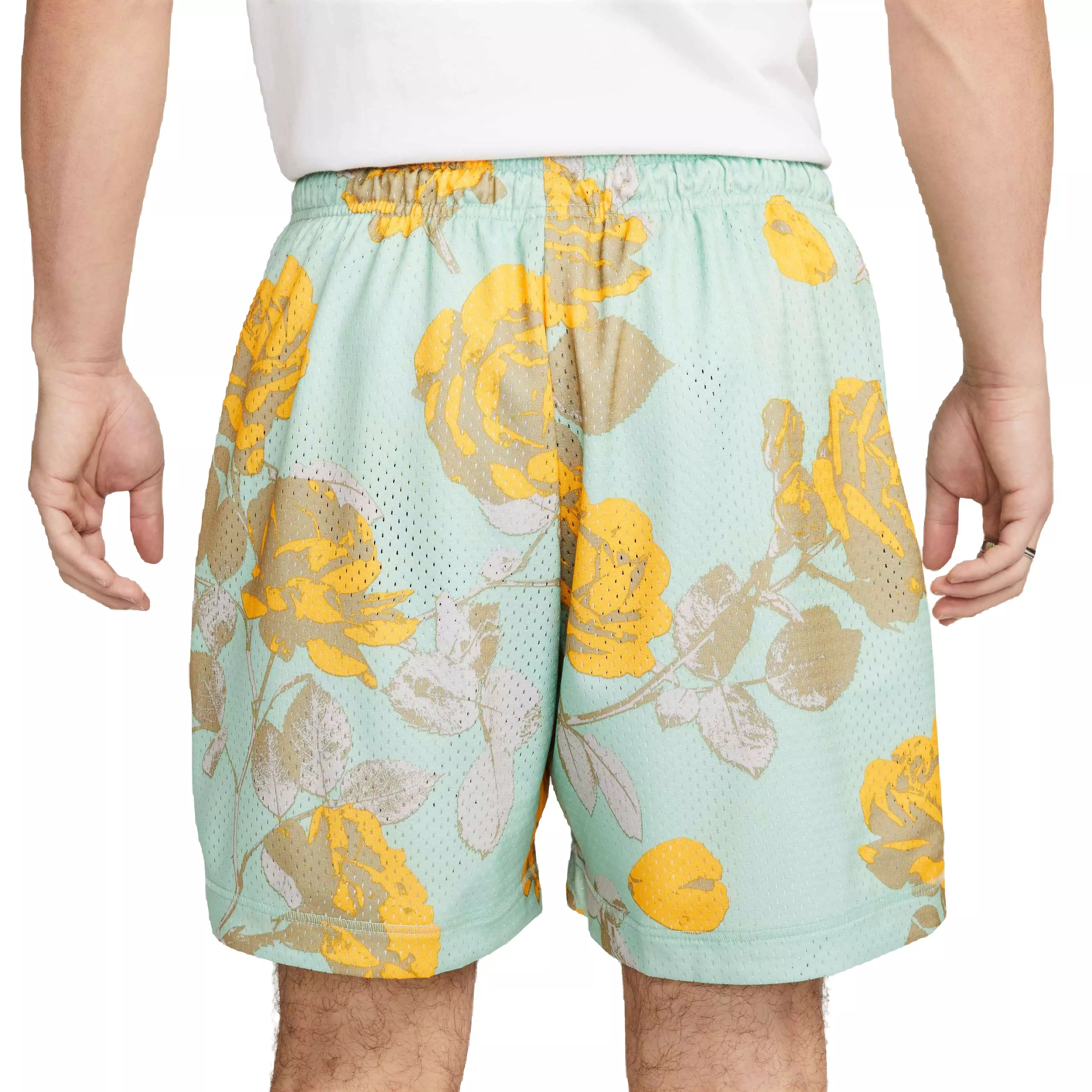 Nike Men's Sportswear Authentics City of Roses Mesh Shorts-Green - GREEN