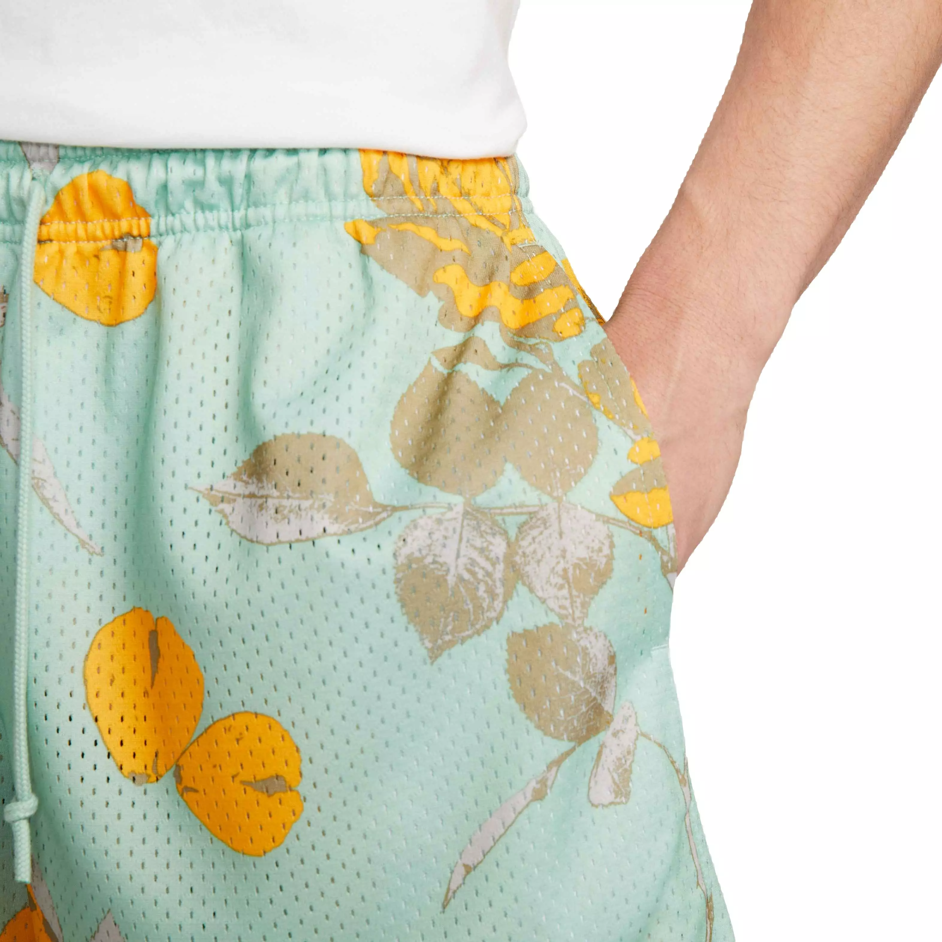 Nike Men's Sportswear Authentics City of Roses Mesh Shorts-Green - GREEN