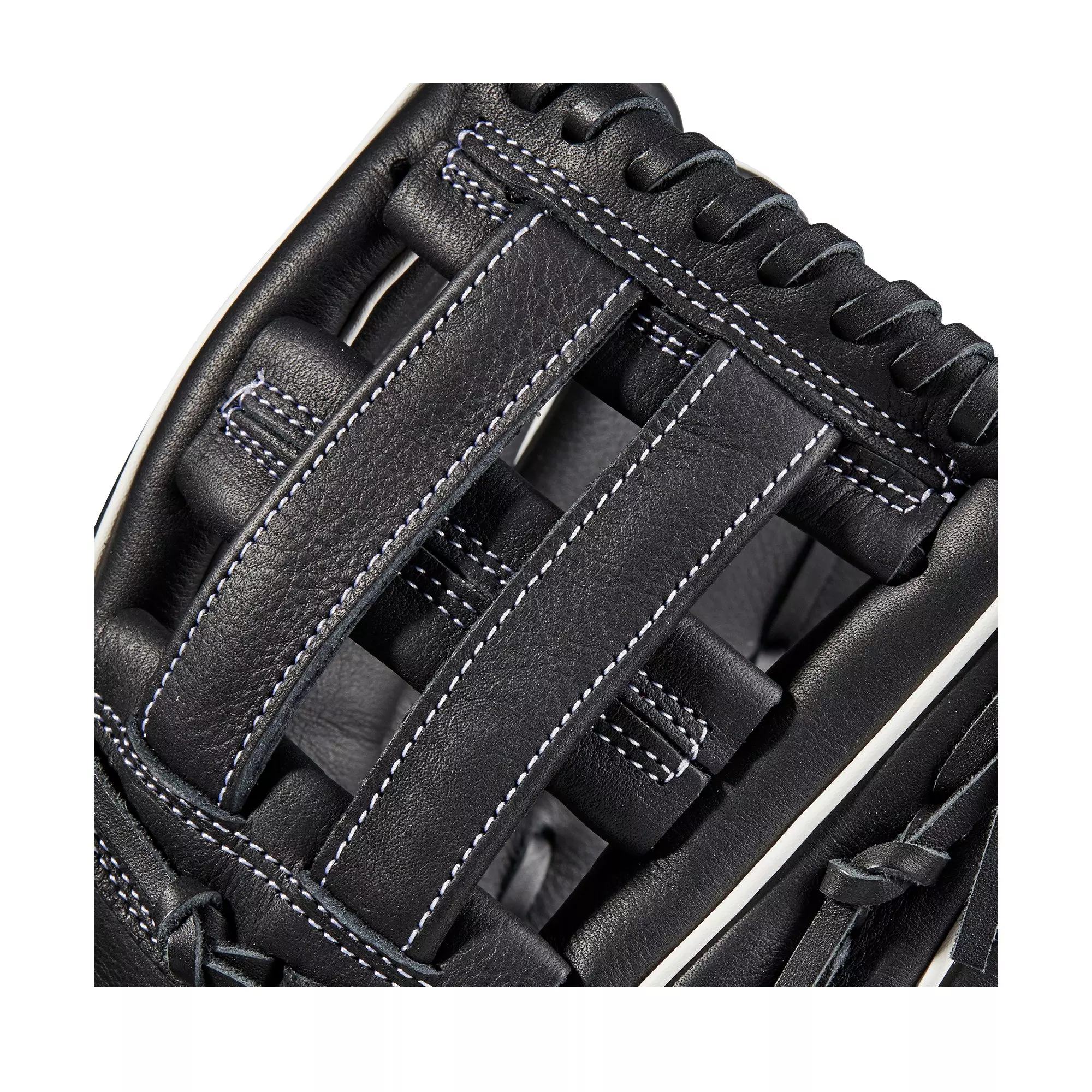 Wilson A500 10.5" Baseball Fielders Glove - BLACK/WHITE