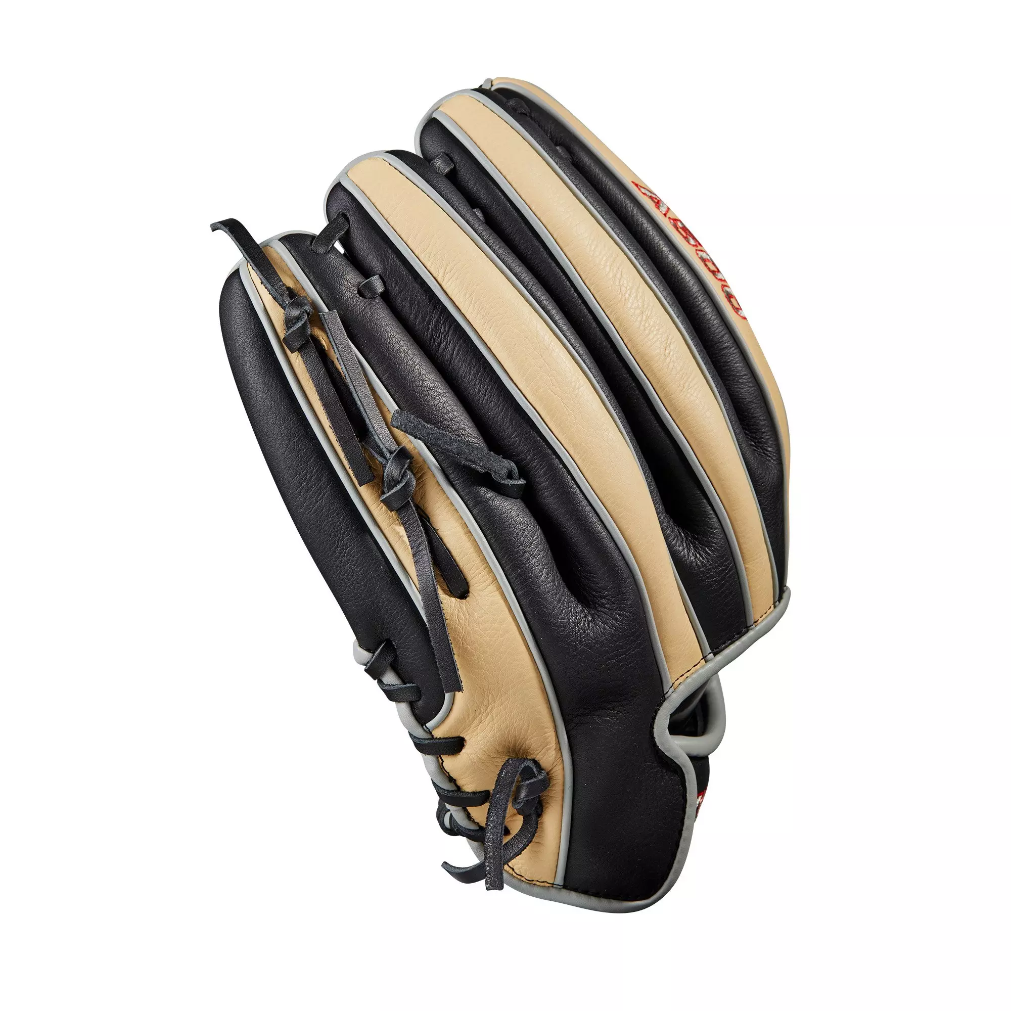 Wilson A500 11.5" Baseball Fielders Glove - BLACK/TAN