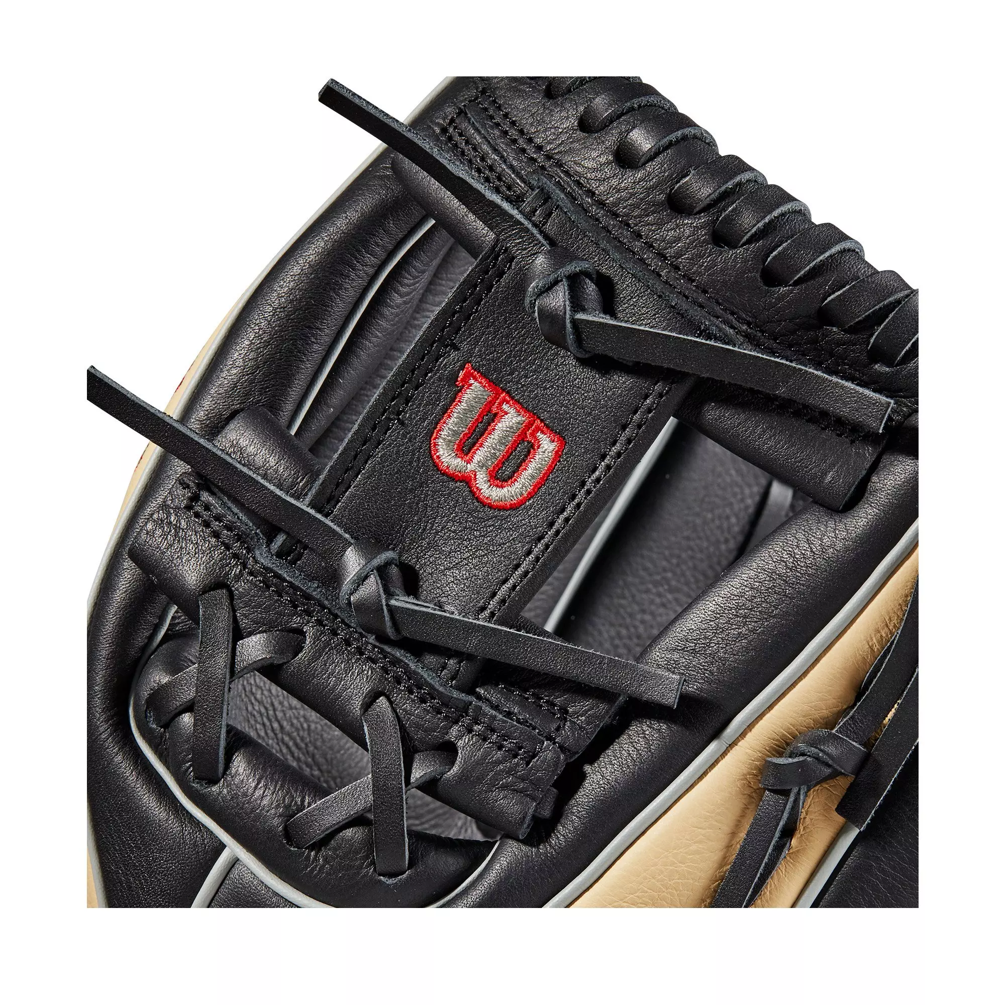 Wilson A500 11.5" Baseball Fielders Glove - BLACK/TAN