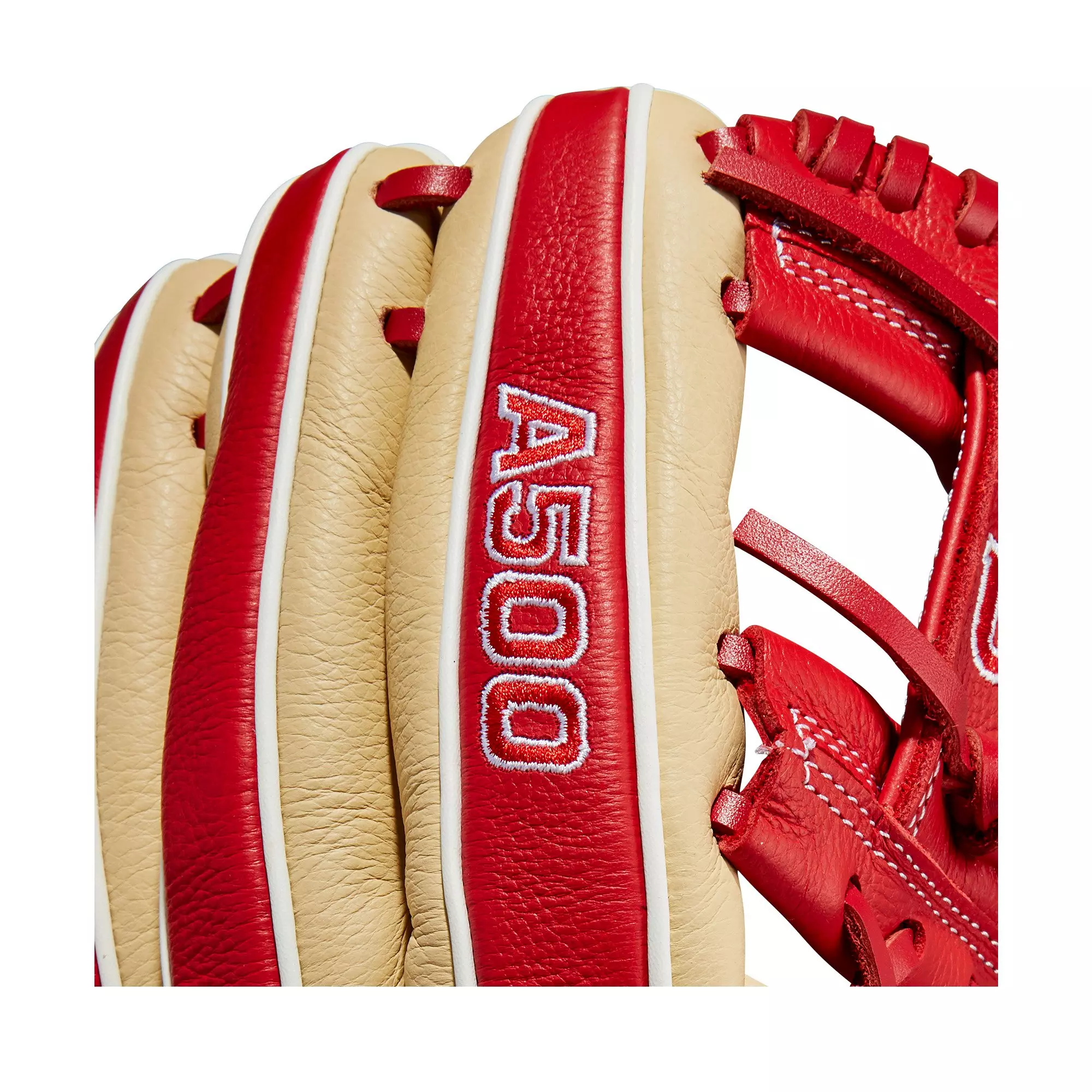 Wilson A500 11" Baseball Fielders Glove - RED/WHITE/BLUE