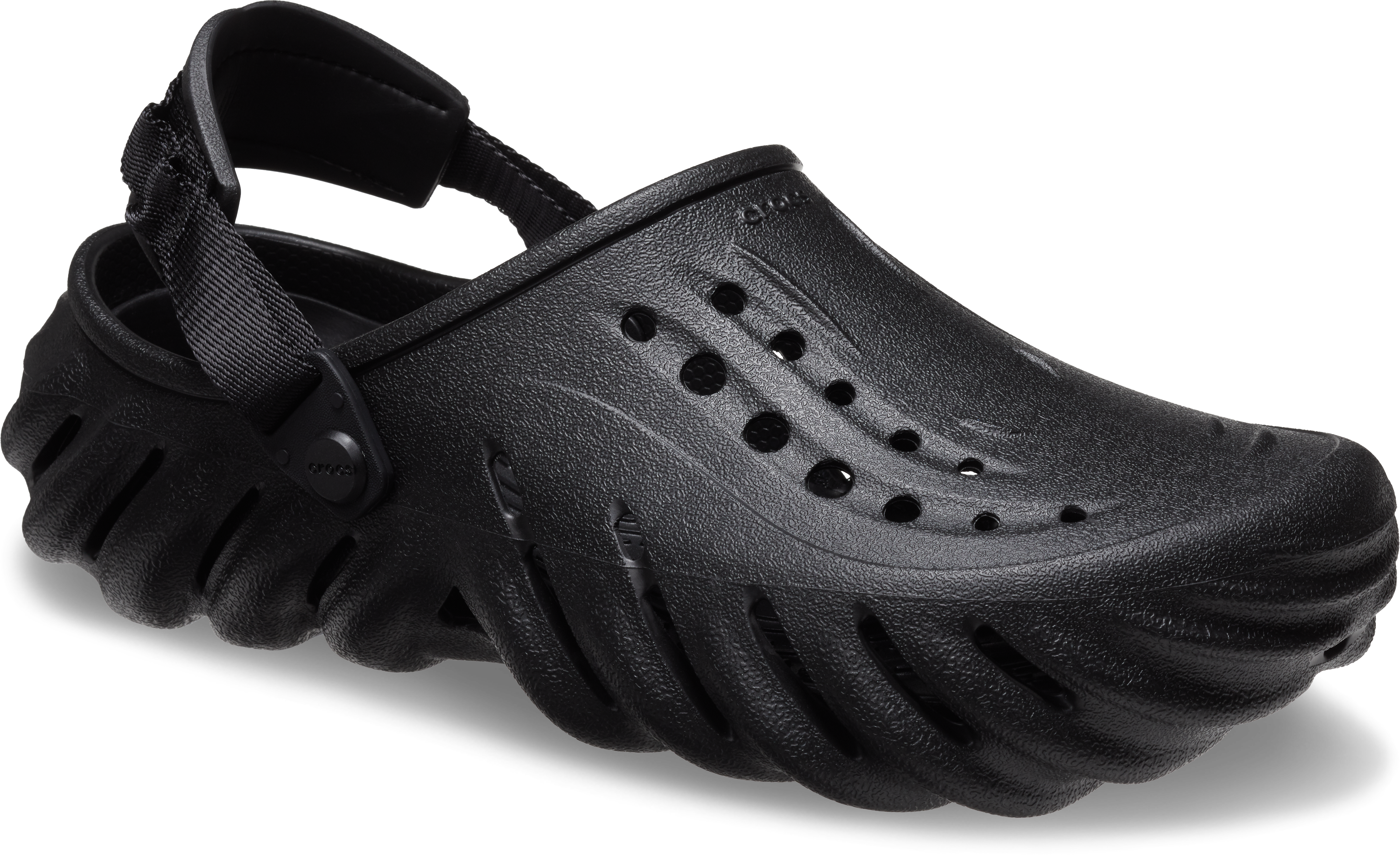 Crocs Echo "Black" Unisex Clog - BLACK Thumbnail View 3