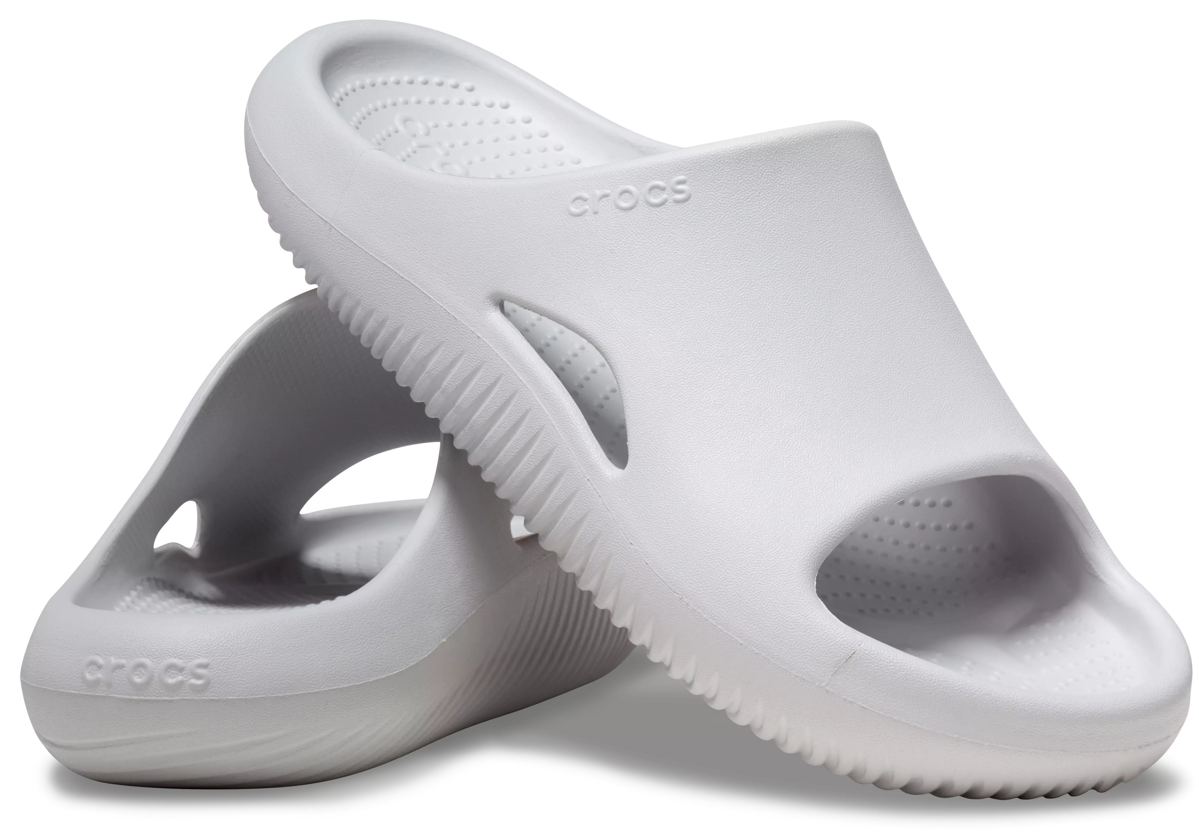 Crocs Mellow "Atmosphere Grey" Unisex Slide - GREY