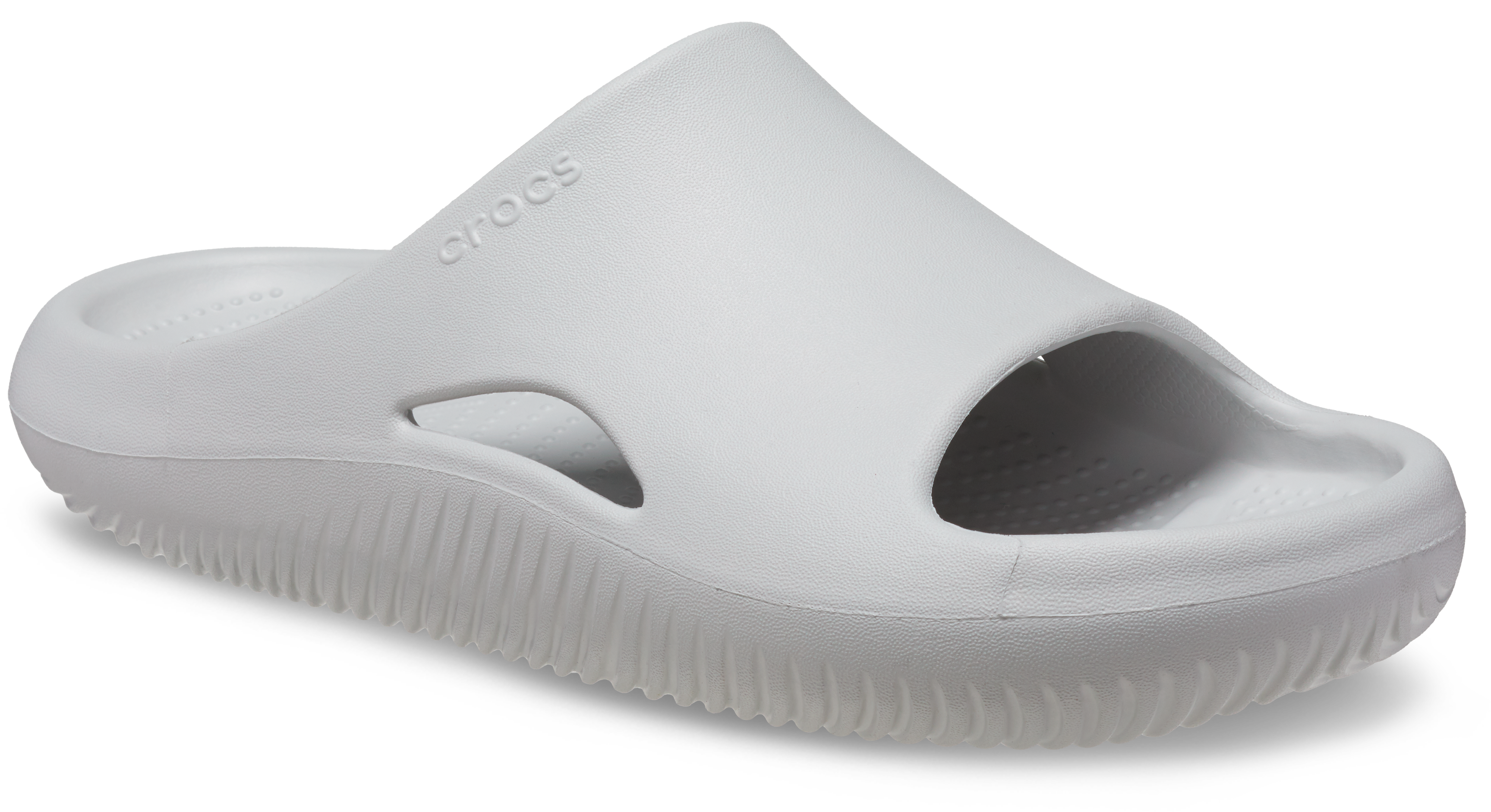 Crocs Mellow "Atmosphere Grey" Unisex Slide - GREY Thumbnail View 6