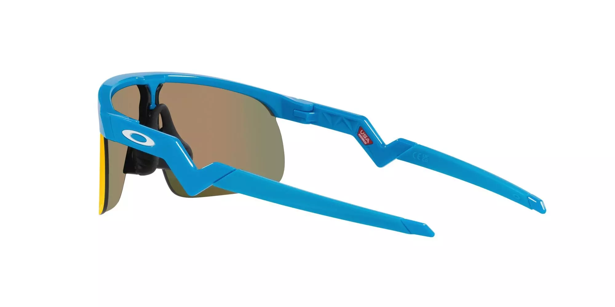 Oakley Youth Resistor Prizm Ruby Sunglasses -Sky Blue - BLUE/RED