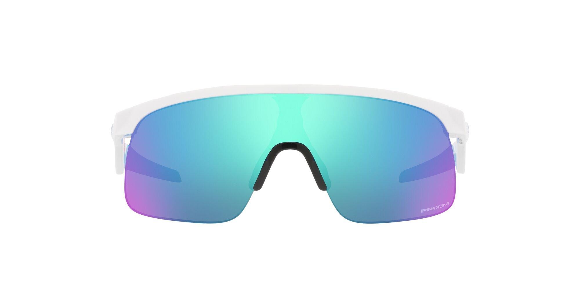 Oakley Youth Resistor White/Blue Sunglasses