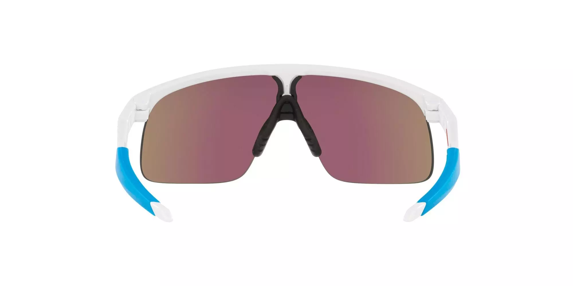 Oakley Youth Resistor Prizm Sapphire Sunglasses - Polished White - WHITE/BLUE