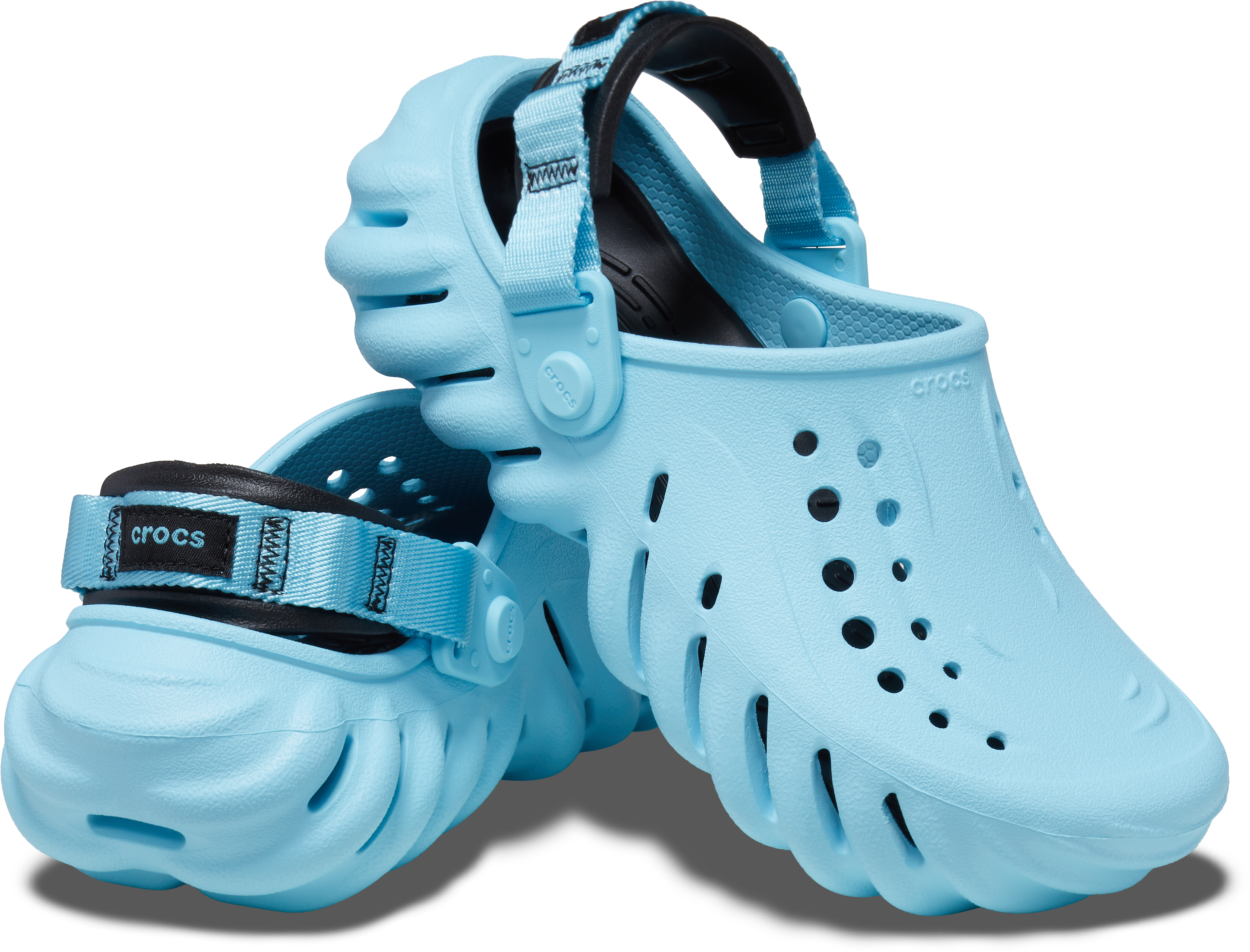 Blue toddler crocs sales