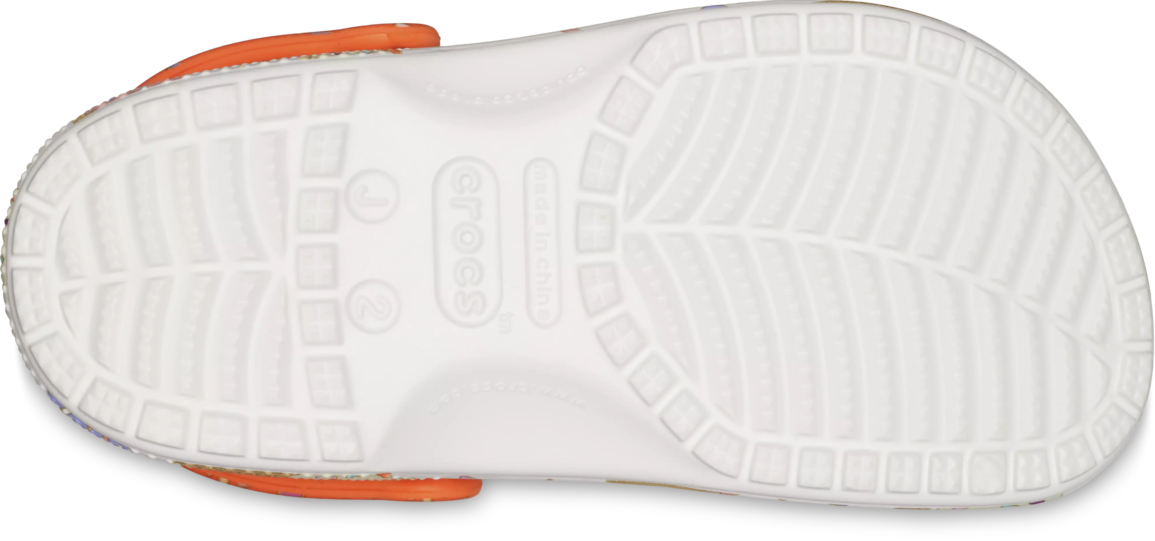 Crocs Classic "Ice Cream" Preschool Girls' Clog - WHITE/MULTI