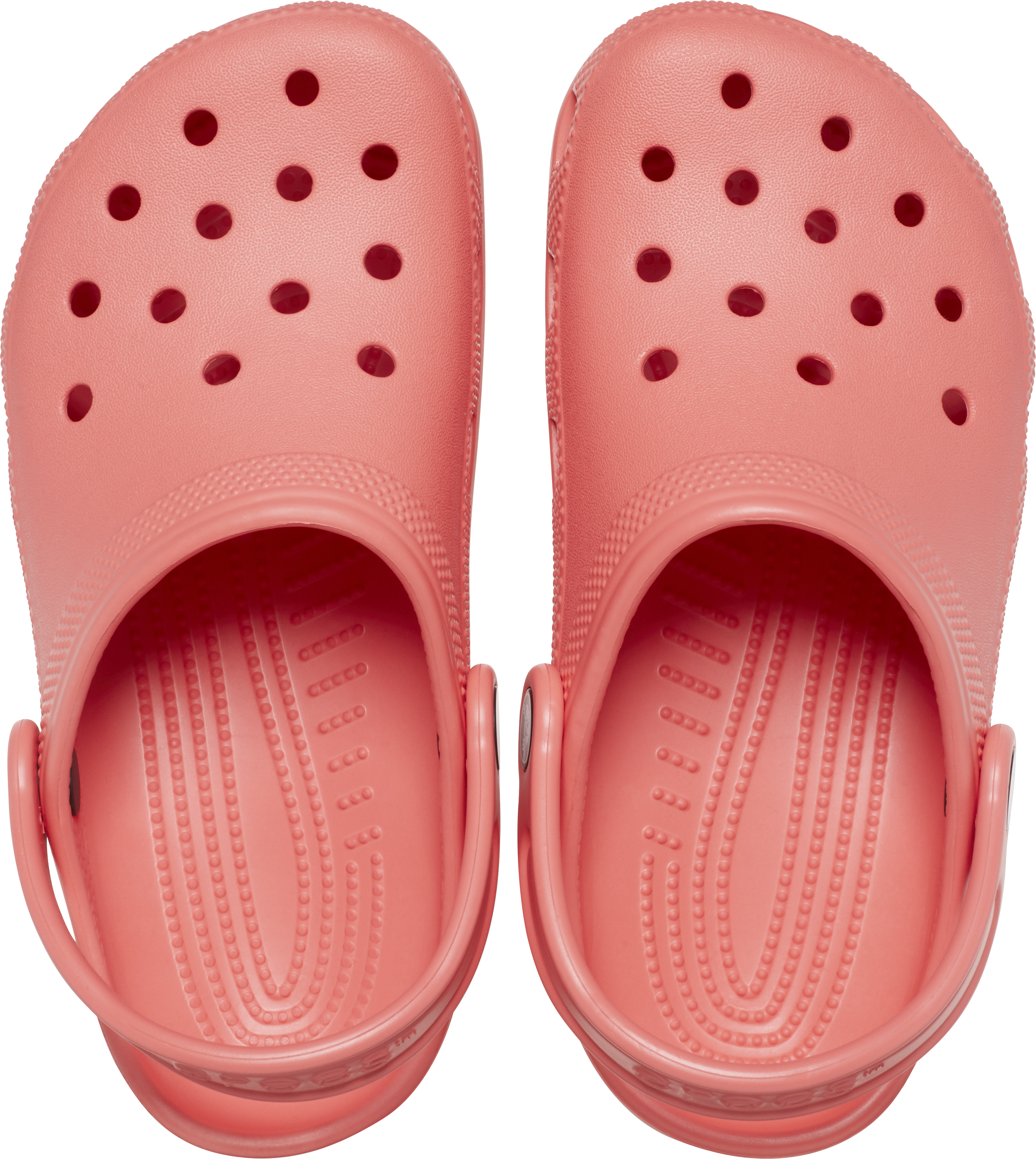 Crocs Classic "Neon Watermelon" Toddler Girls' Clog - MELON Thumbnail View 4