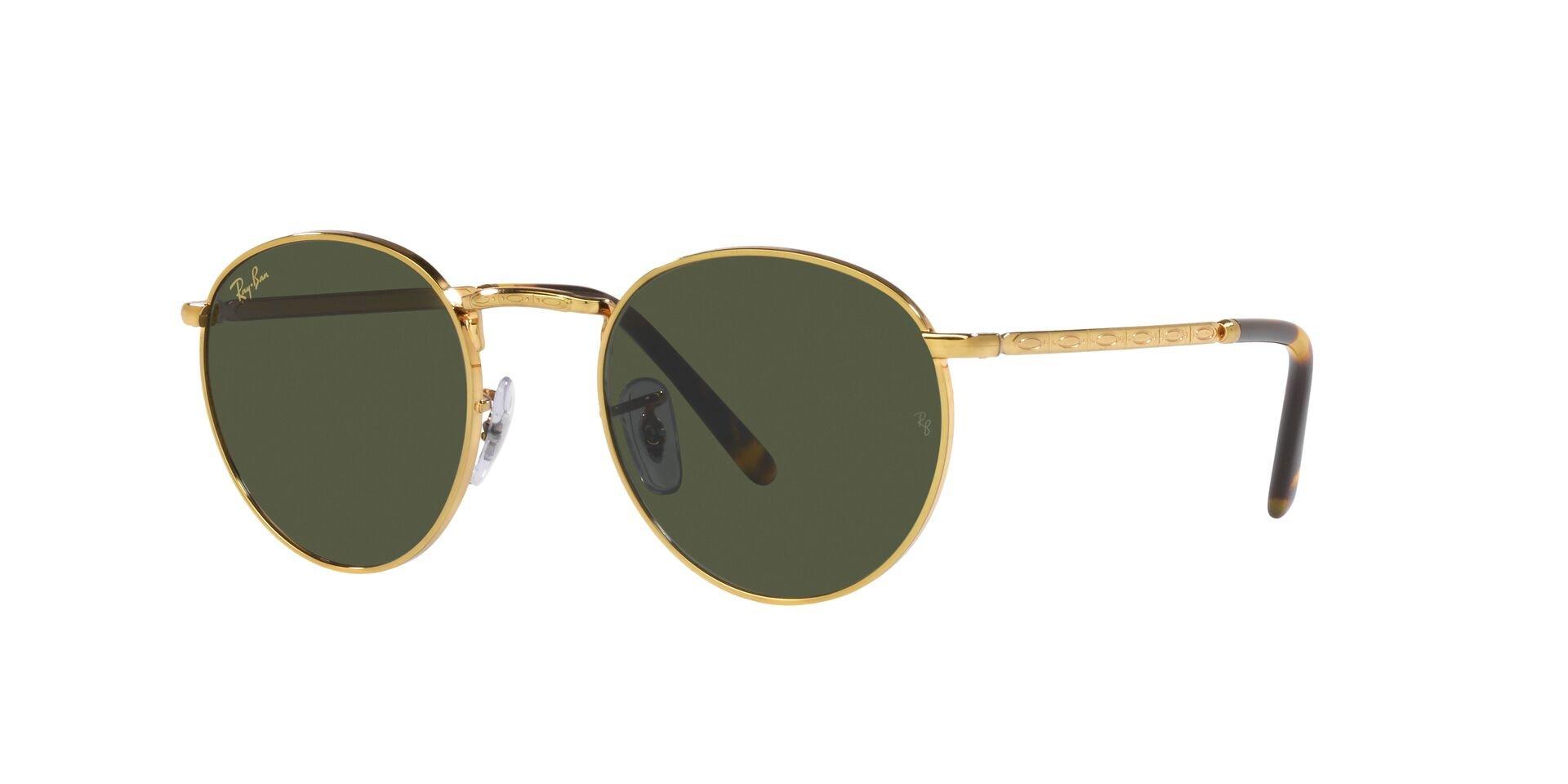Ray-Ban Round Metal Sunglasses-Gold - GOLD Thumbnail View 1
