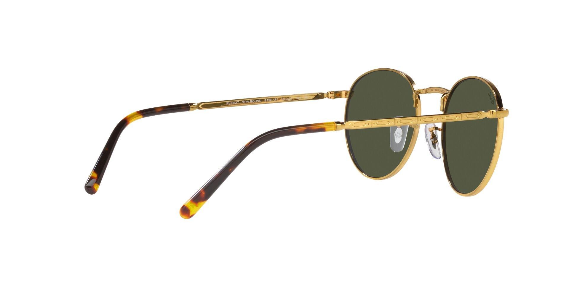 Ray-Ban Round Metal Sunglasses-Gold - GOLD Thumbnail View 12