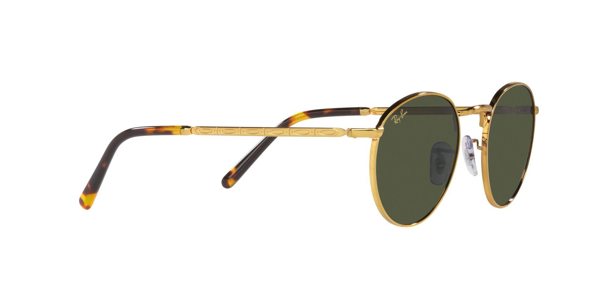 Ray-Ban Round Metal Sunglasses-Gold - GOLD Thumbnail View 3