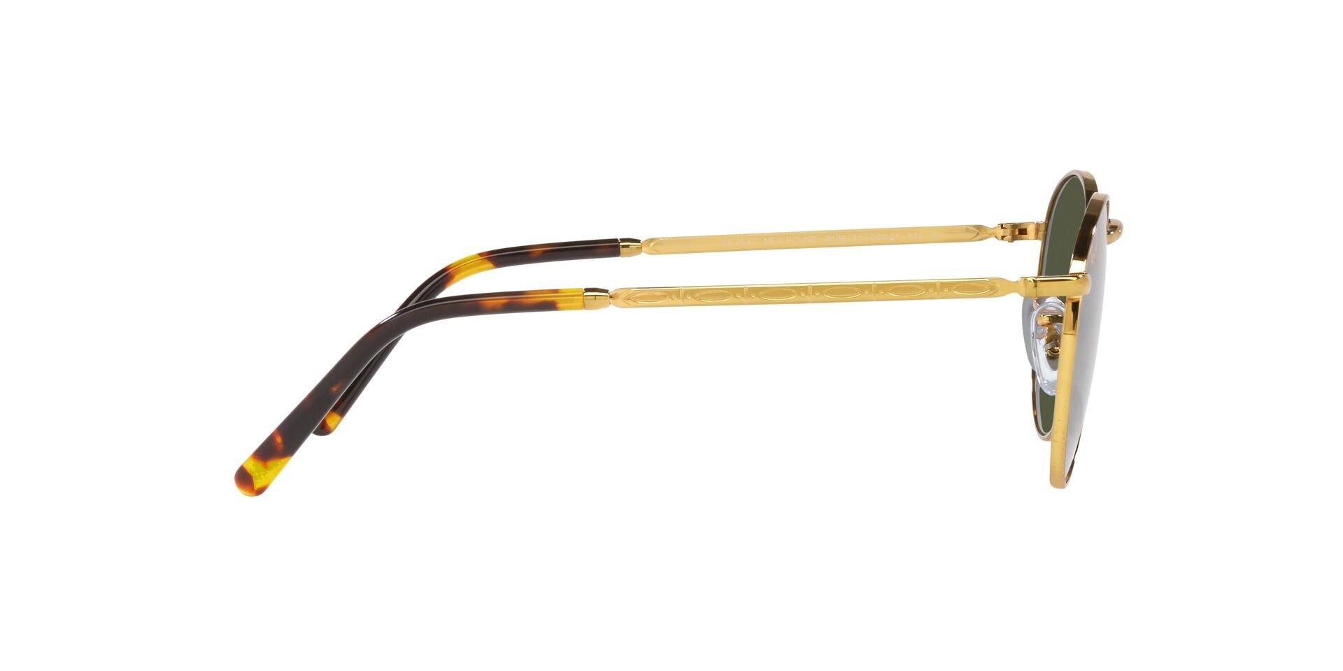 Ray-Ban Round Metal Sunglasses-Gold - GOLD Thumbnail View 5