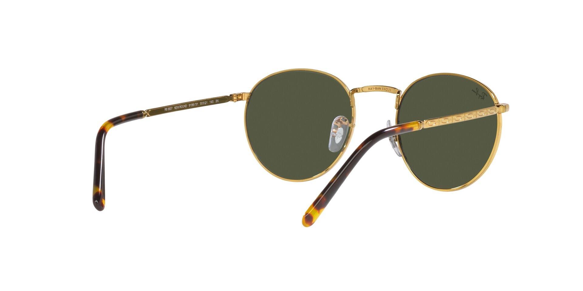Ray-Ban Round Metal Sunglasses-Gold - GOLD Thumbnail View 8