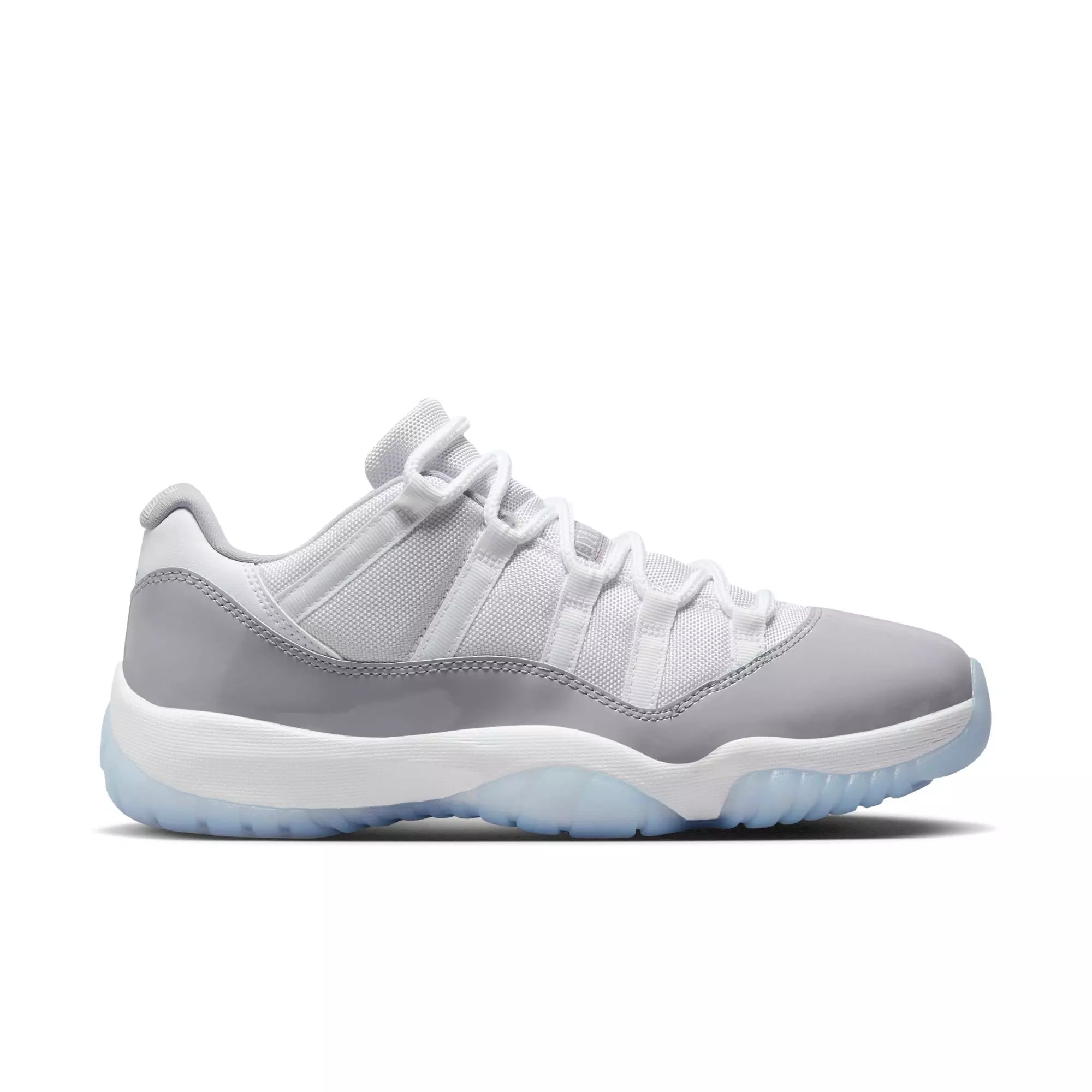 Jordan 11 Retro Low "Cement Grey" Men's Shoe - WHITE/UNIVERSITY BLUE/CEMENT GREY