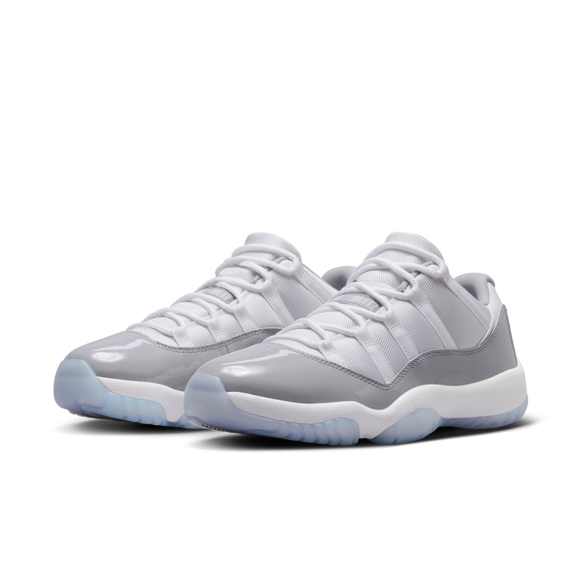 Jordan retro 11 low cool grey store men's shoe