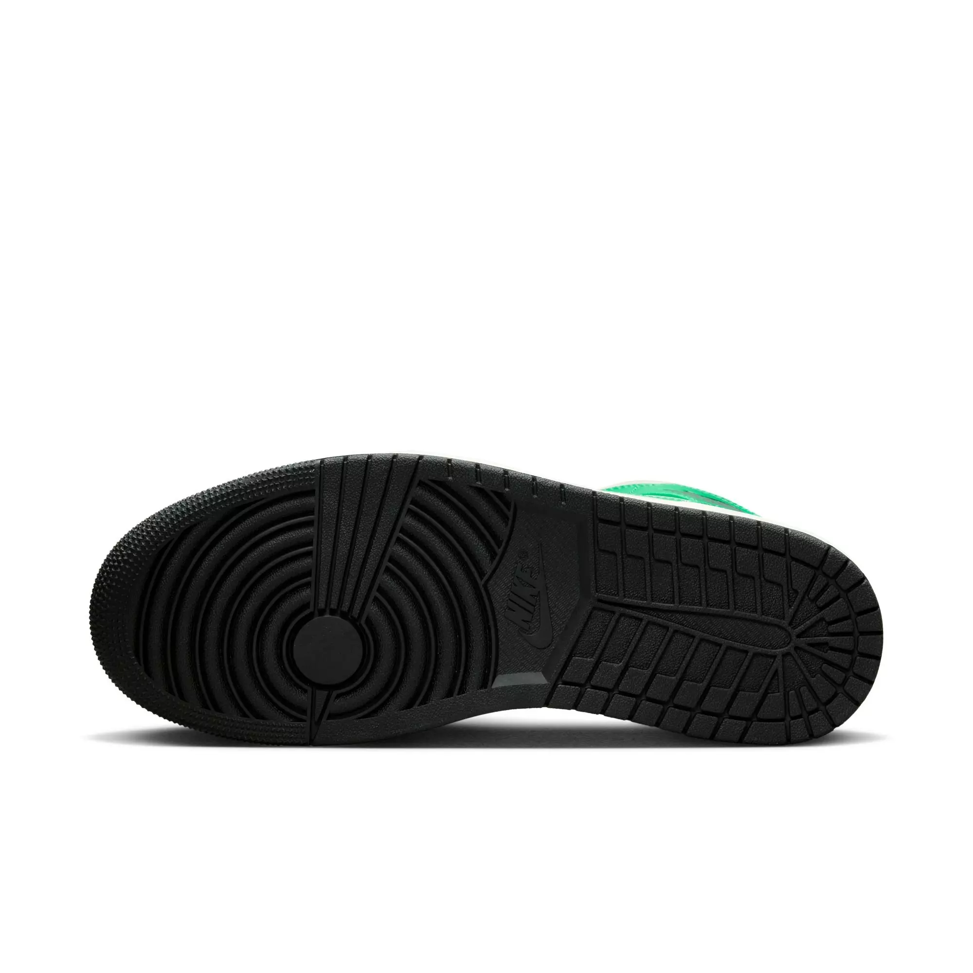 Jordan 1 Mid "Lucky Green/Black/White" Men's Shoe - GREEN/BLACK