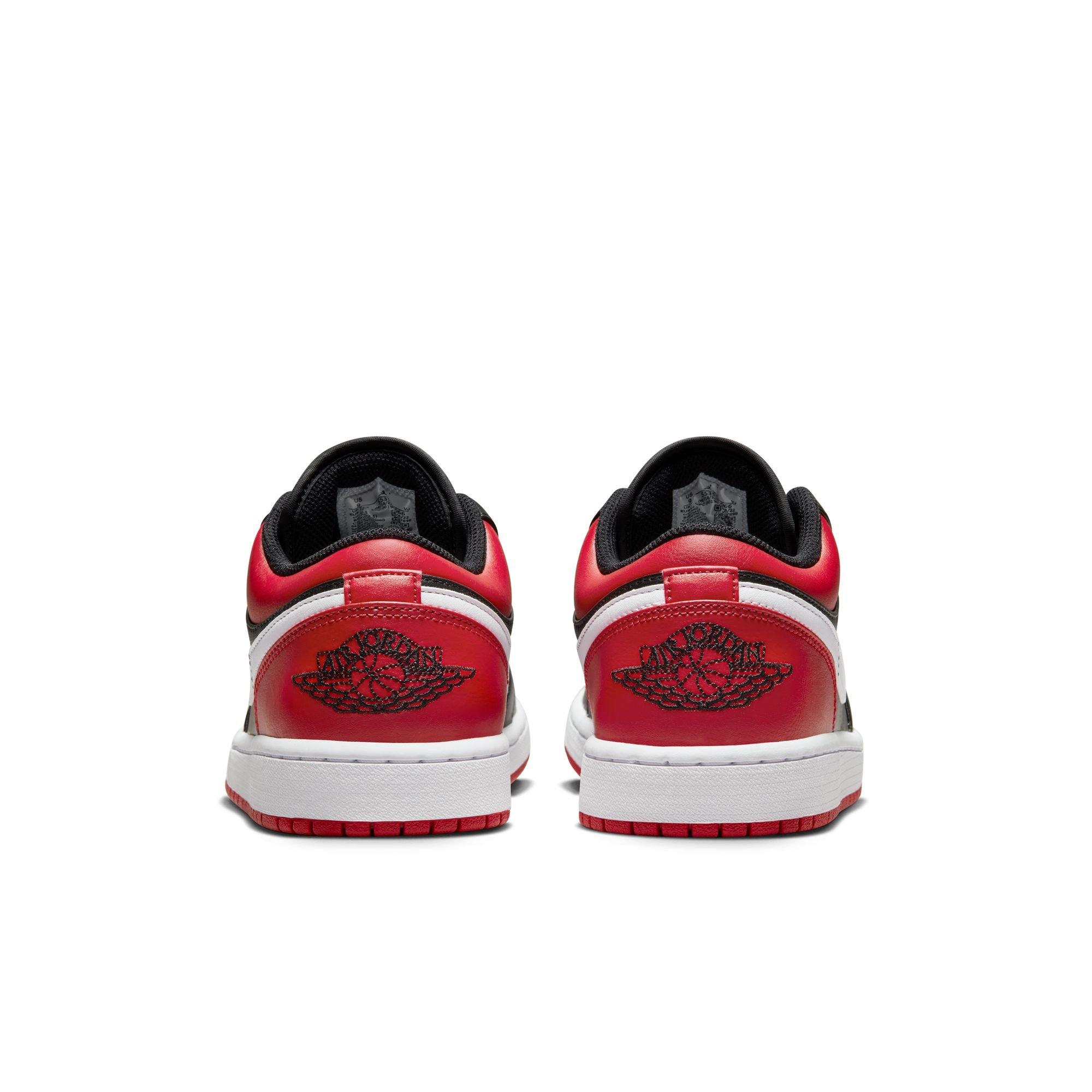 Jordan 1 Retro Low Black Gym Red Men's - 553558-001 - US