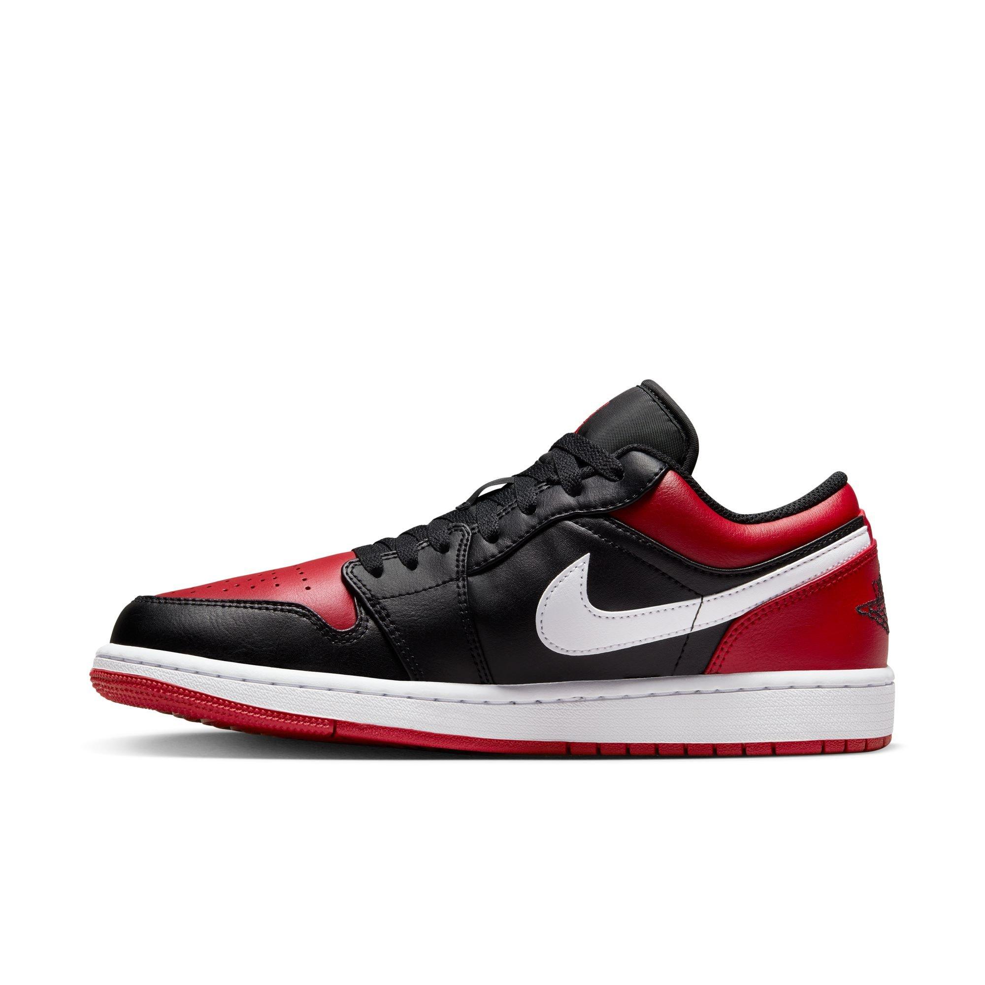 Jordan AIR JORDAN 1 LOW - Zapatillas - gym red/white/black/rojo 