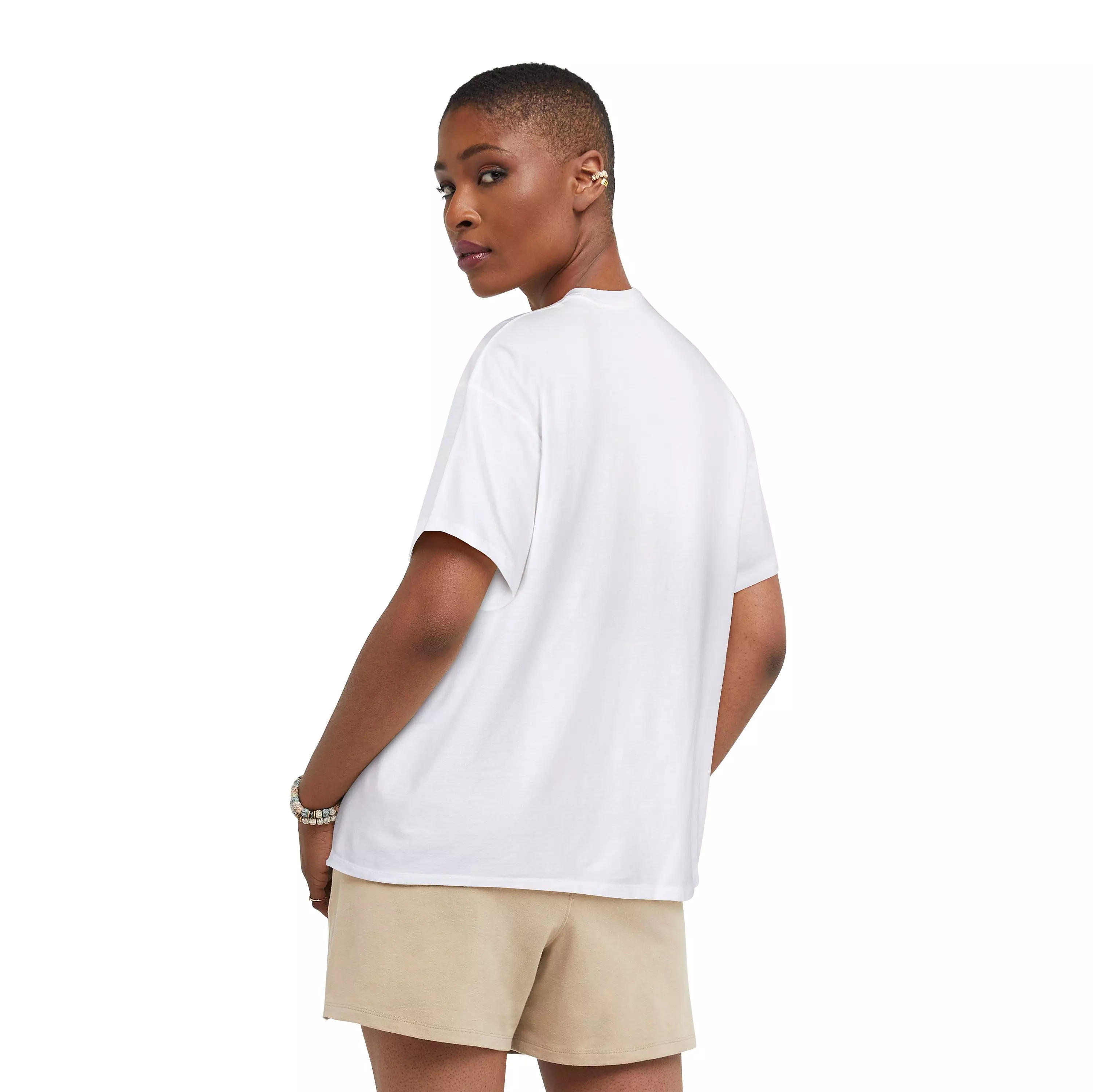 Champion Women's Palm Tee - White - WHITE