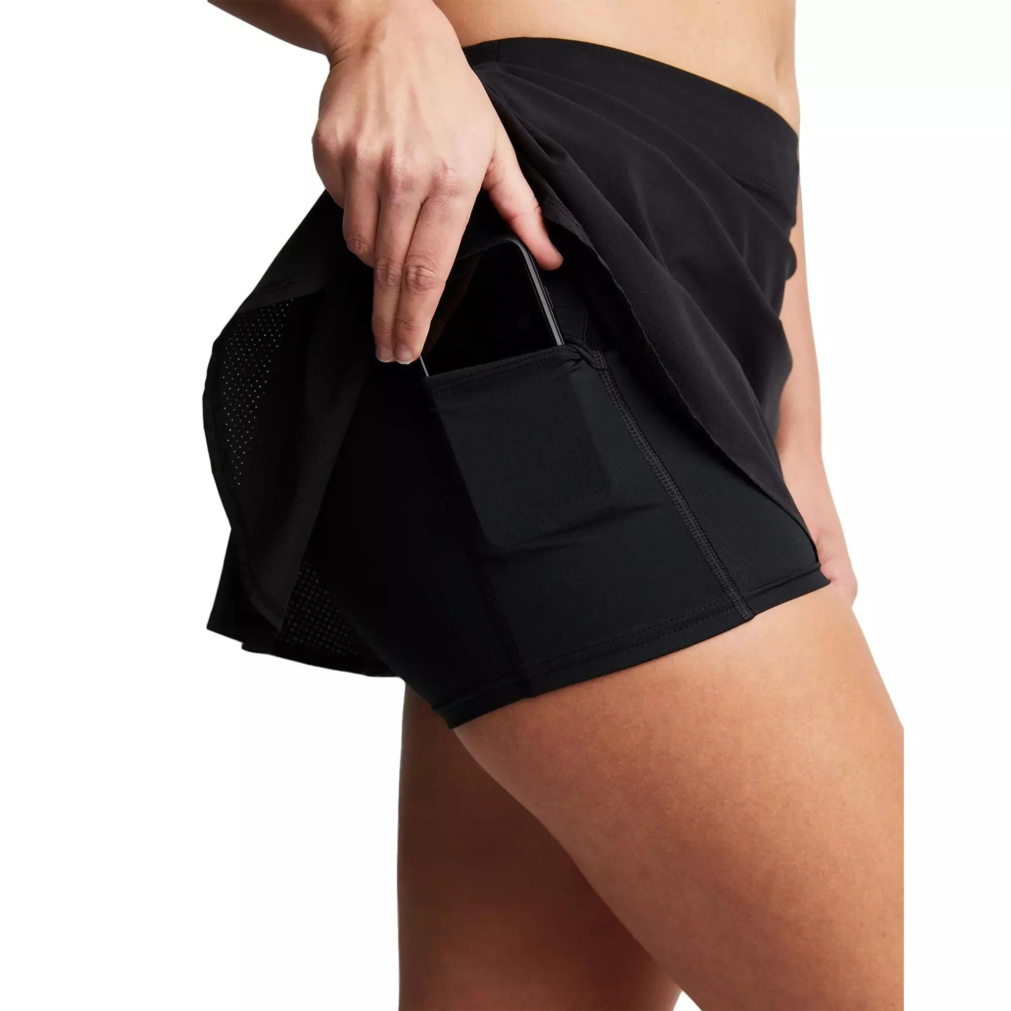 Champion Women's Sport Flounce Skort-Black - BLACK