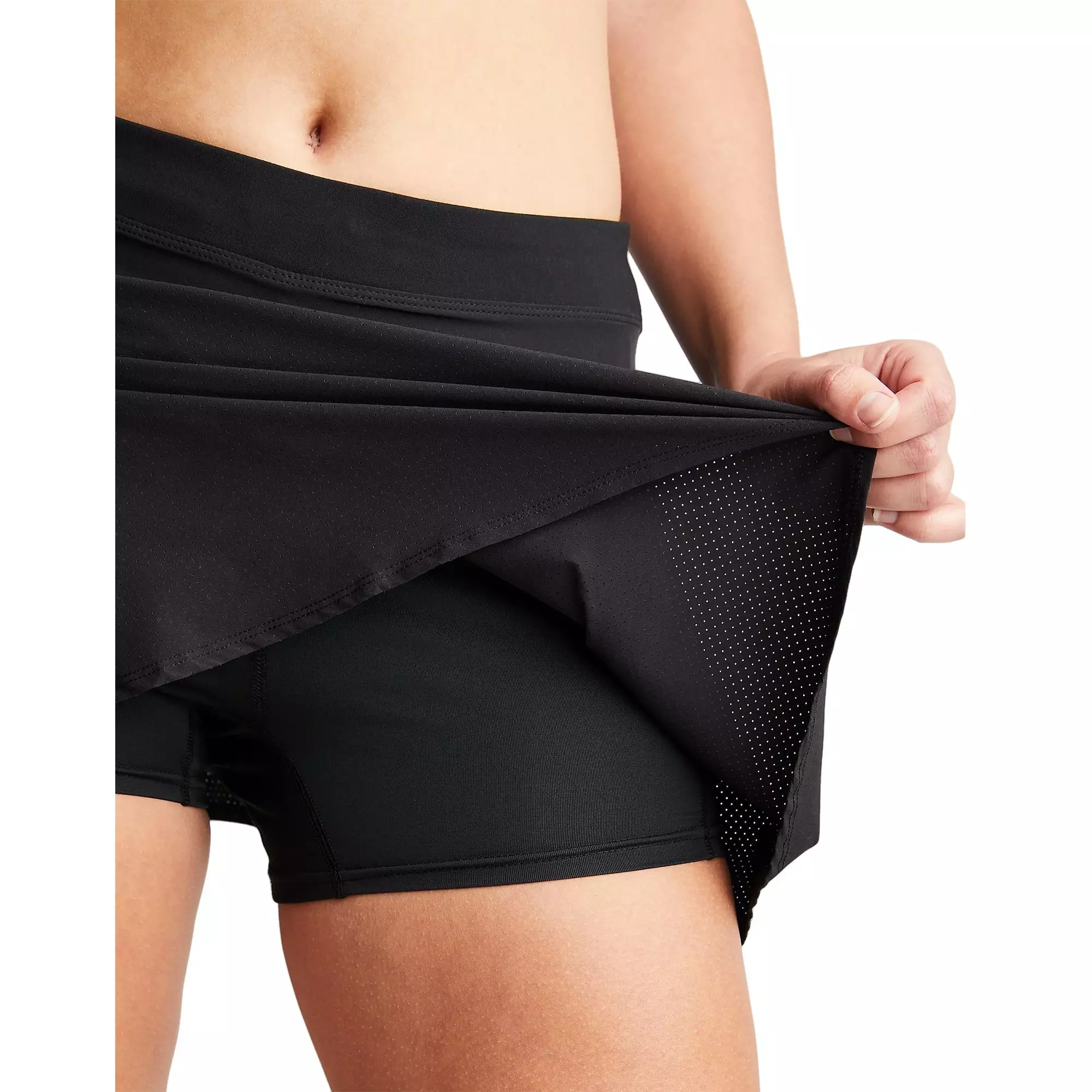 Champion Women's Sport Flounce Skort-Black - BLACK