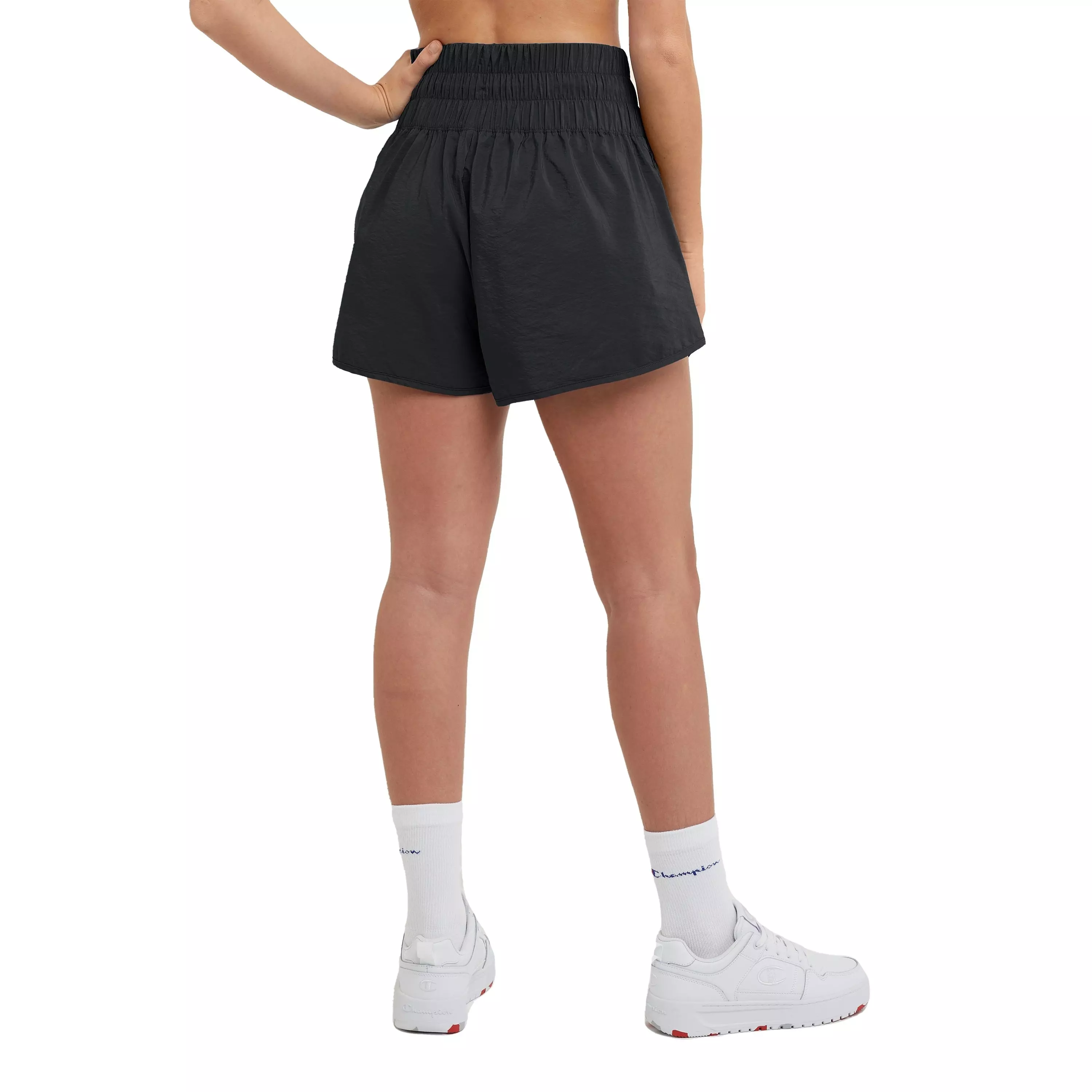 Champion Women's 2.5-Inch Woven Shorts - Black - BLACK