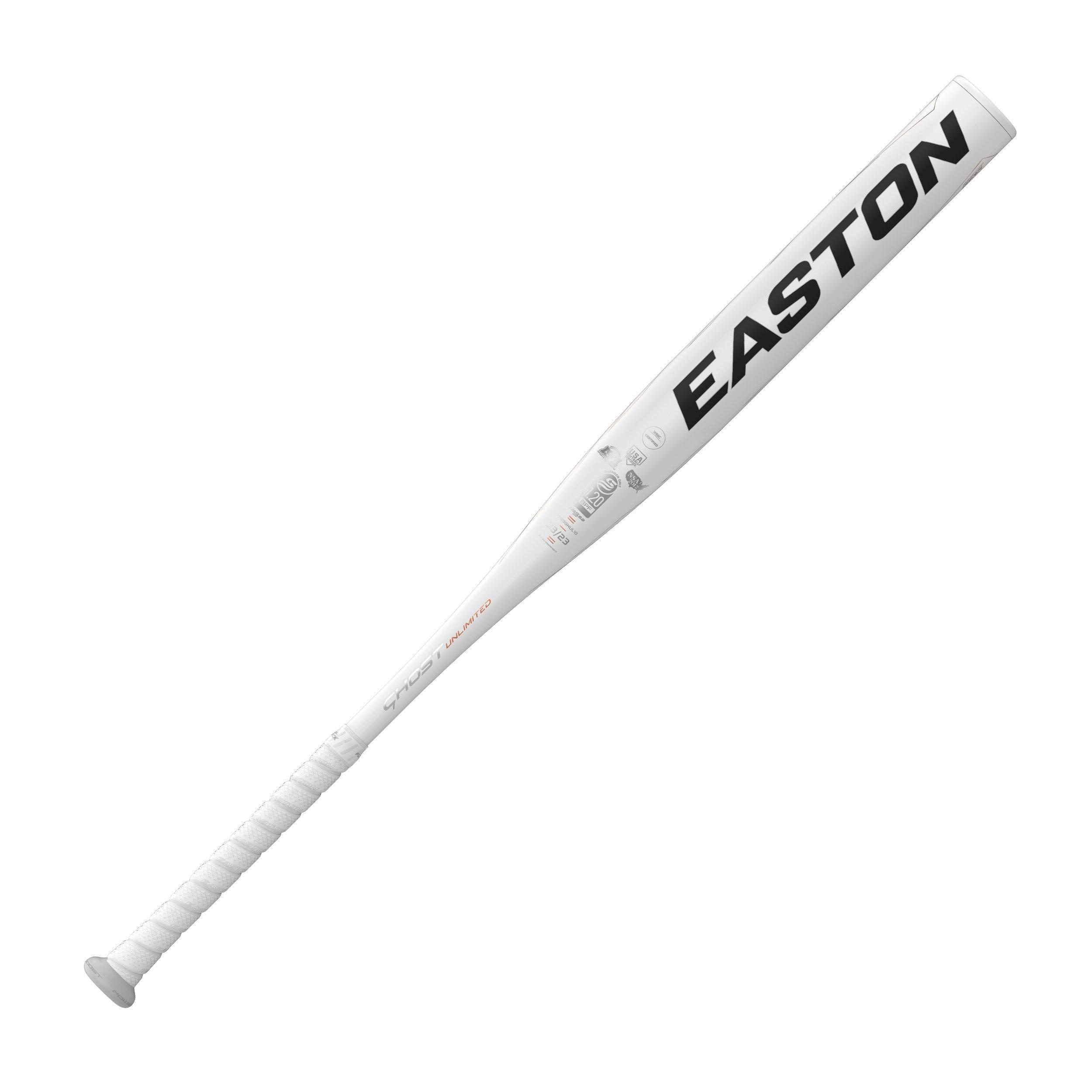 Batte De Softball EASTON GHOST UNLIMITED 2023 - Poids -11, -10 Ou -9 - Garantie 1 An Incluse