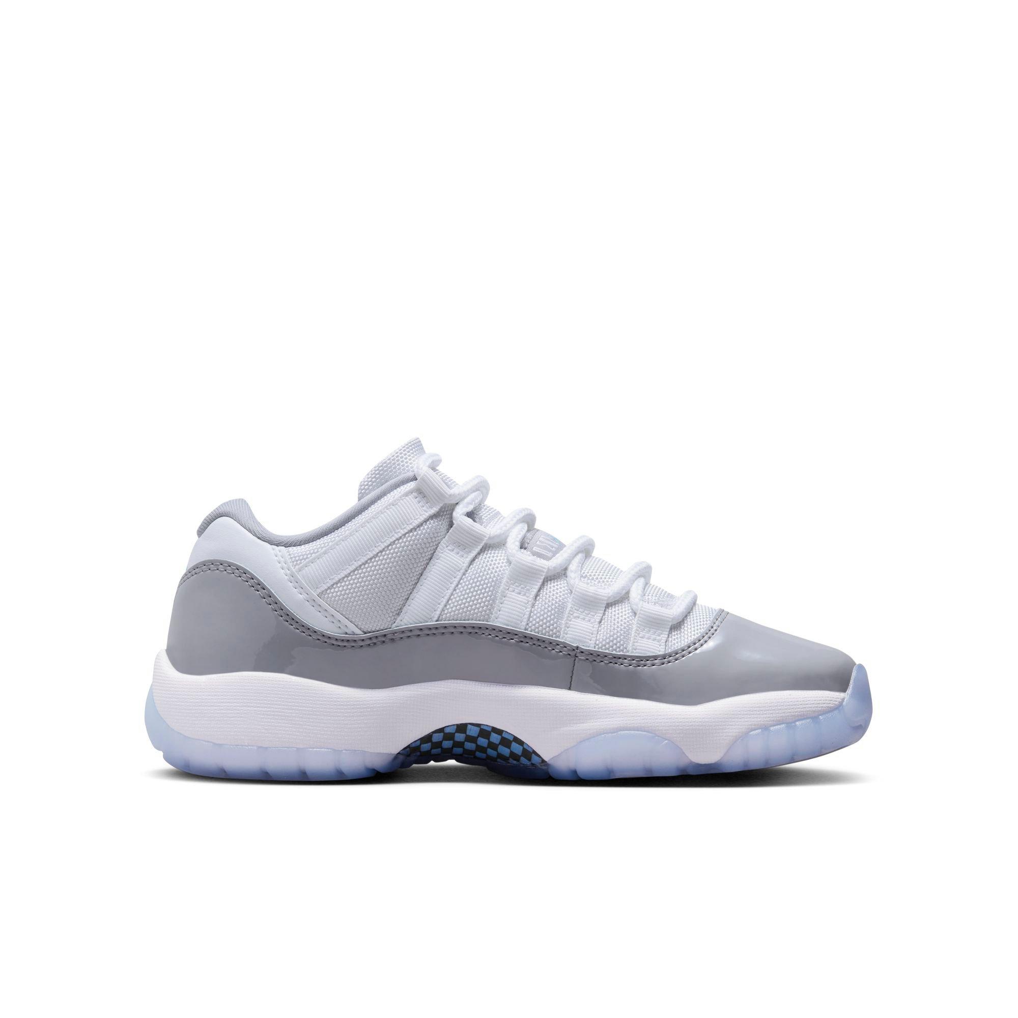 Jordan 11 Retro Low Cement Grey Grade School Kids Shoe Hibbett