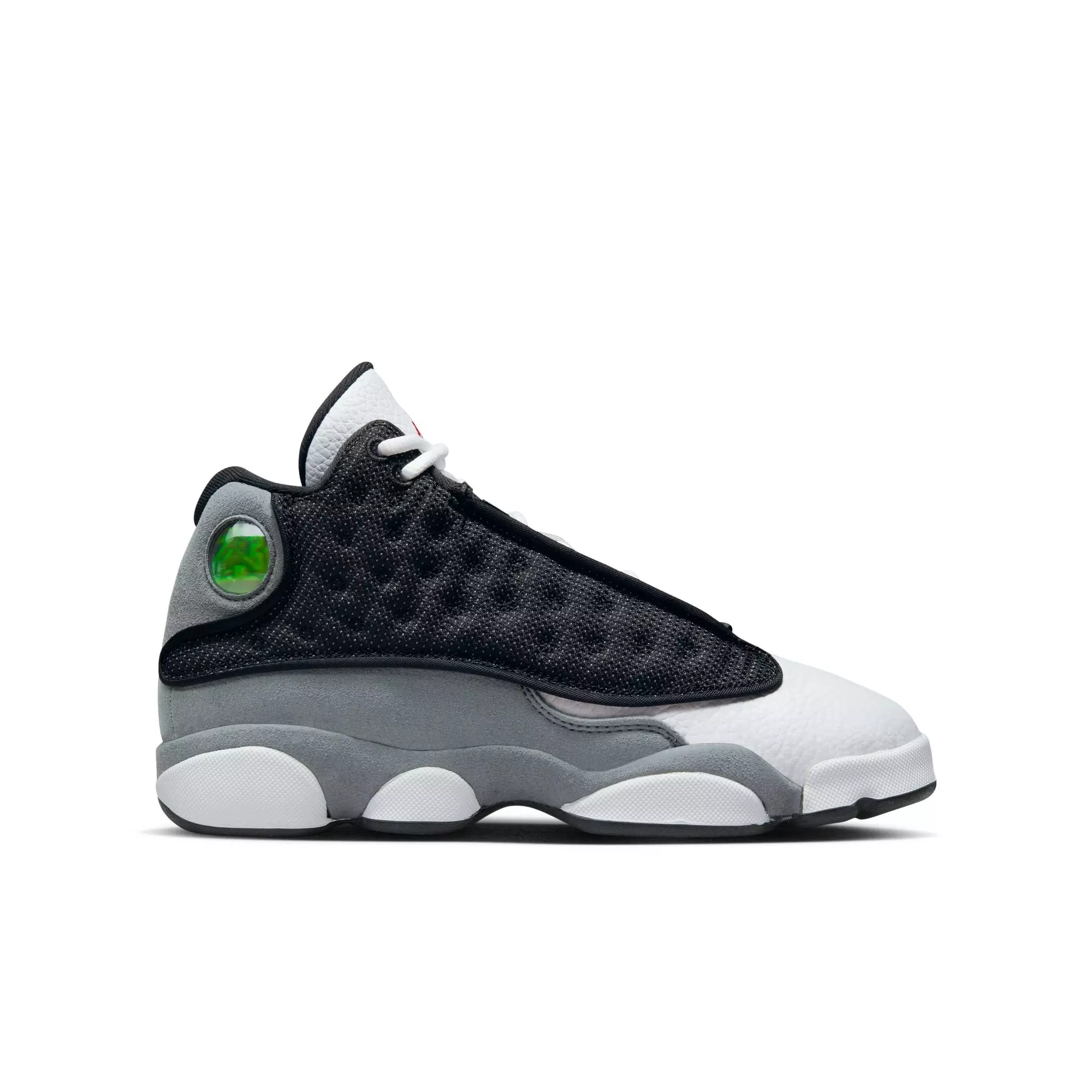 Jordan 13 Retro "Black Flint" Grade School Kids' Shoe - BLACK/RED