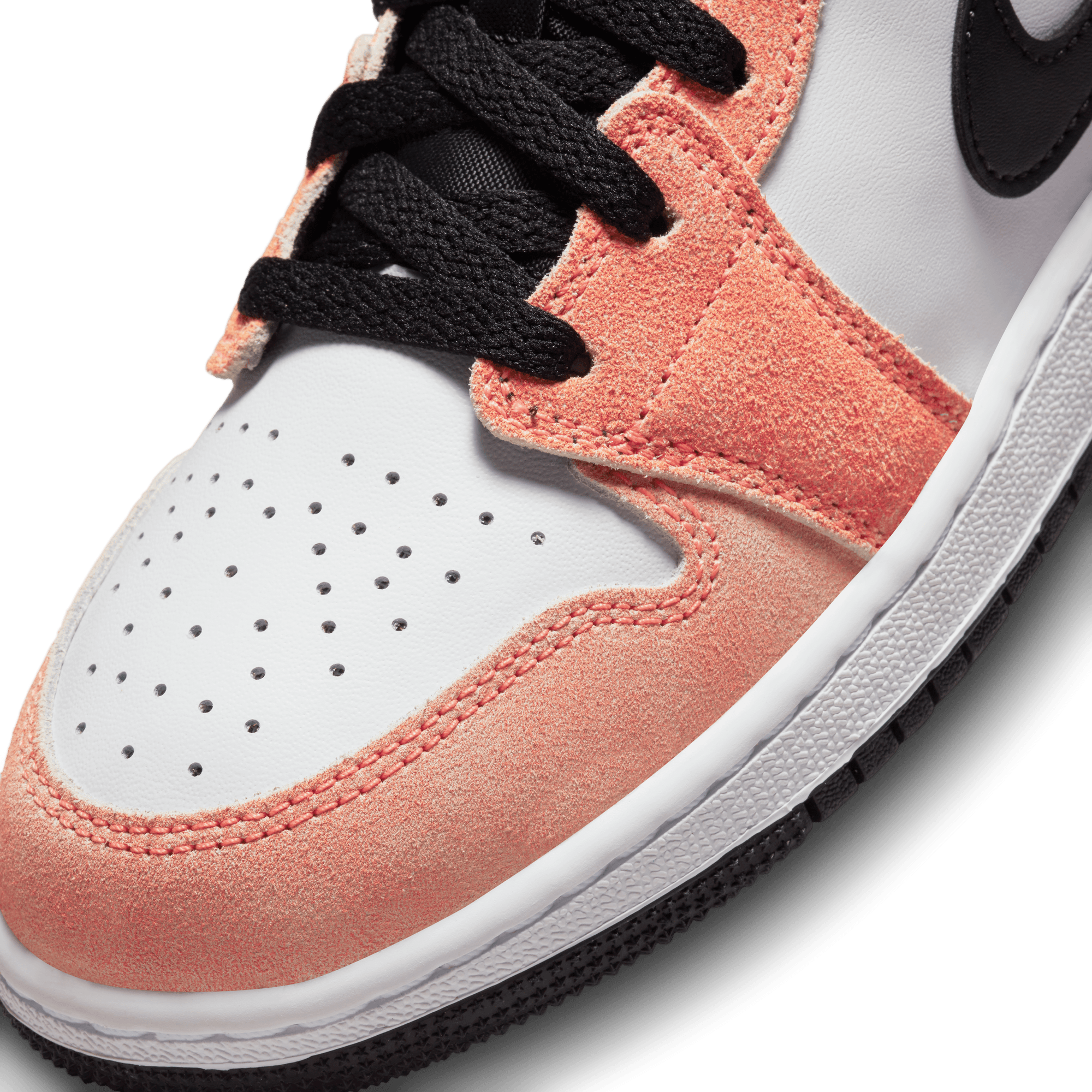 Jordan 1 Mid SE Grade School Boys' "Magic Ember/Sundial/White/Black" Shoe