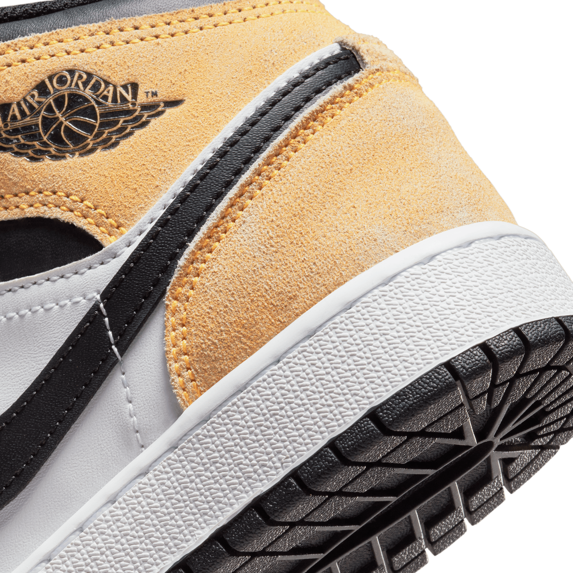 Jordan 1 Mid SE Grade School Boys' "Magic Ember/Sundial/White/Black" Shoe