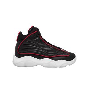 Jordan Pro Strong "Black/University Red/White" Grade School Boys' Shoe