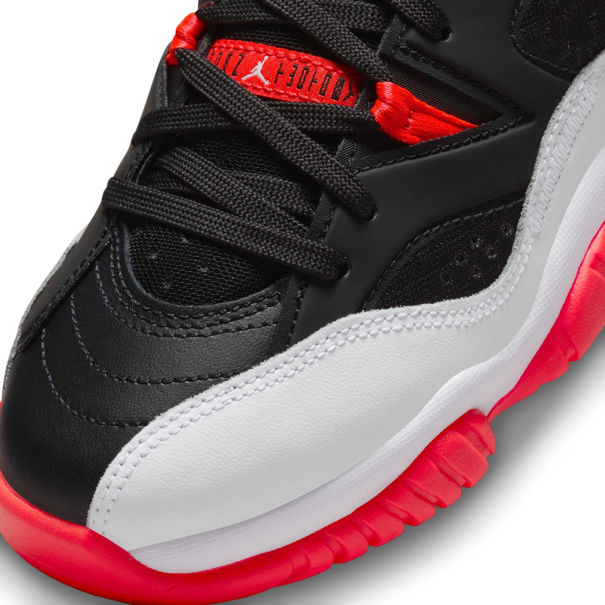 Jordan Jumpman Two Trey "Black/White/Infrared 23" Grade School Boys' Shoe - BLACK/INFRARED Thumbnail View 3