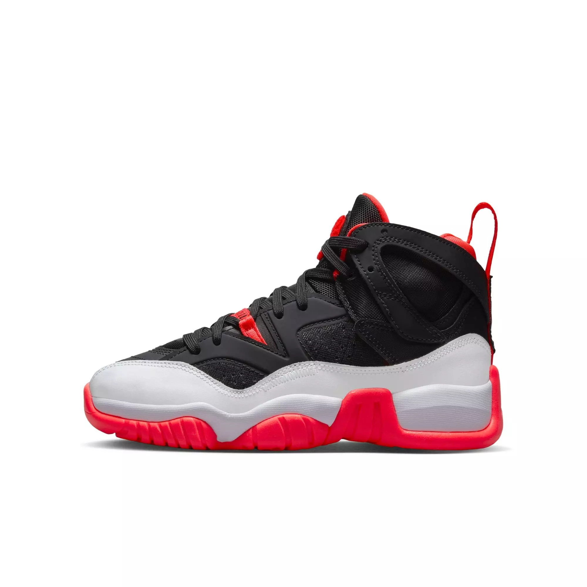 Jordan Jumpman Two Trey "Black/White/Infrared 23" Grade School Boys' Shoe - BLACK/INFRARED
