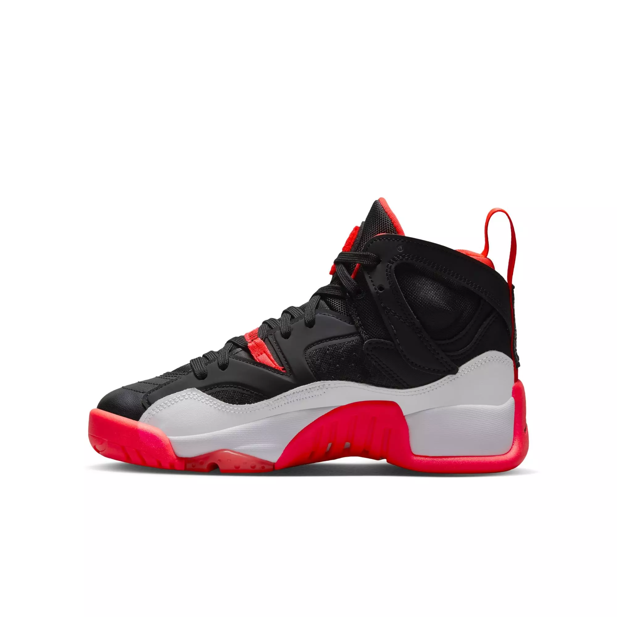 Jordan Jumpman Two Trey "Black/White/Infrared 23" Grade School Boys' Shoe - BLACK/INFRARED