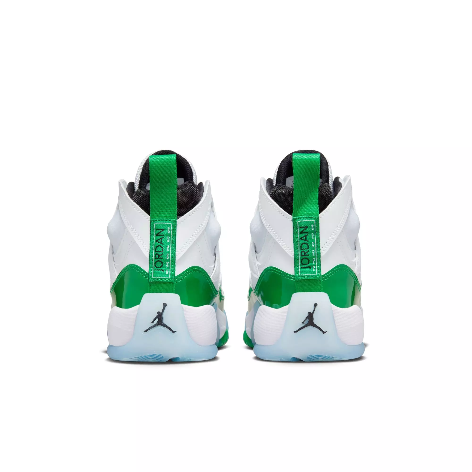 Jordan Jumpman Two Trey "White/Lucky Green/Black" Grade School Boys' Shoe - WHITE/GREEN