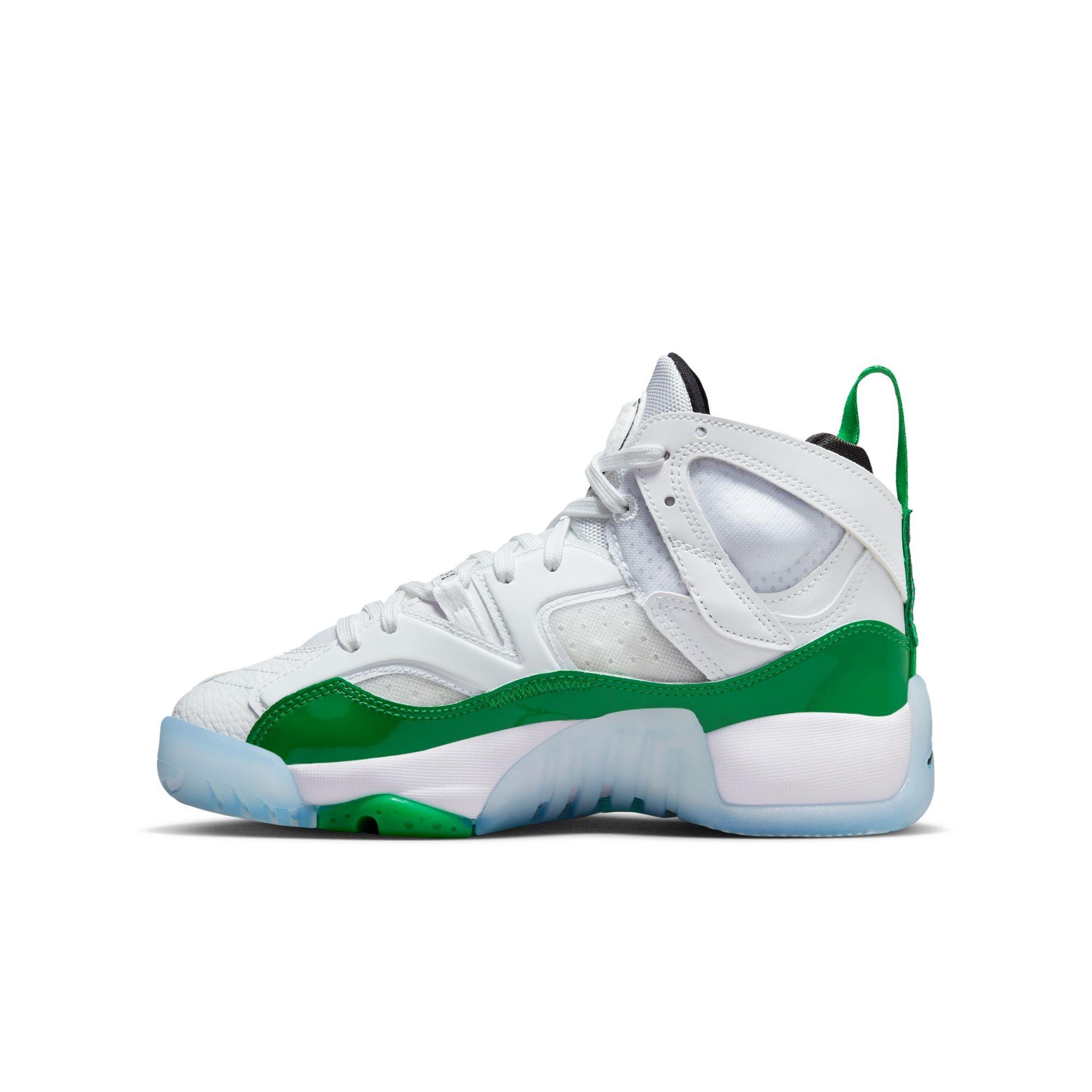 Jordan Jumpman Two Trey "White/Lucky Green/Black" Grade School Boys' Shoe