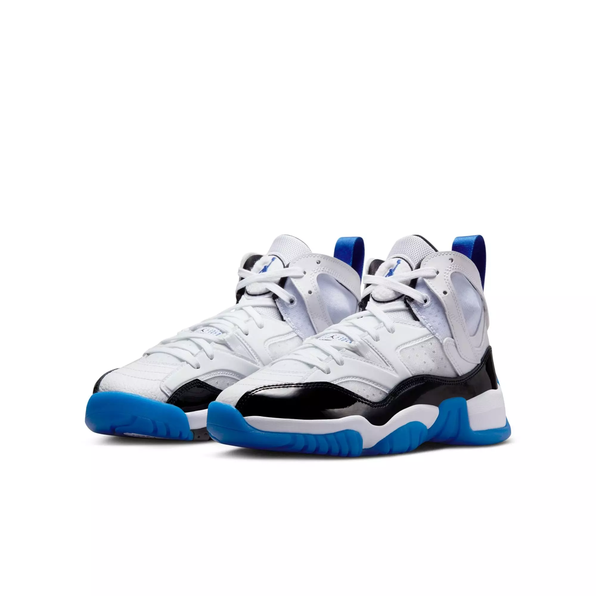 Jordan Jumpman Two Trey "White/Game Royal/Black" Grade School Boys' Shoe - WHITE/ROYAL